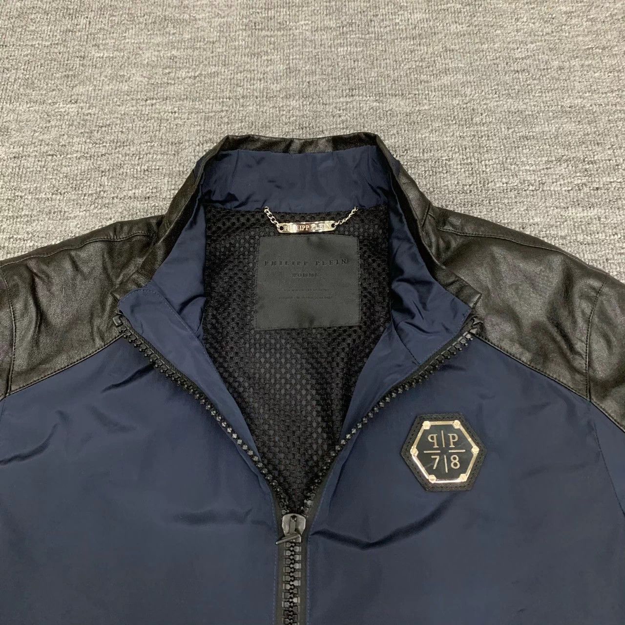 Philipp Plein Philipp plein black blue colorblock jacket size S 95 new Size US S / EU 44-46 / 1 - 7 Thumbnail