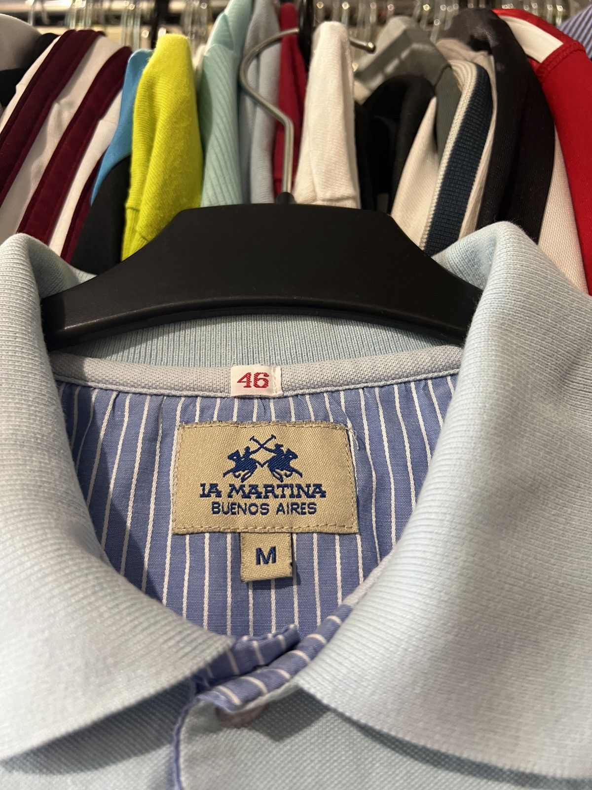 La Martina VINTAGE LA MARTINA ARGENTINA POLO TEAM SHIRTT EMBROIDERED M Size US M / EU 48-50 / 2 - 8 Thumbnail