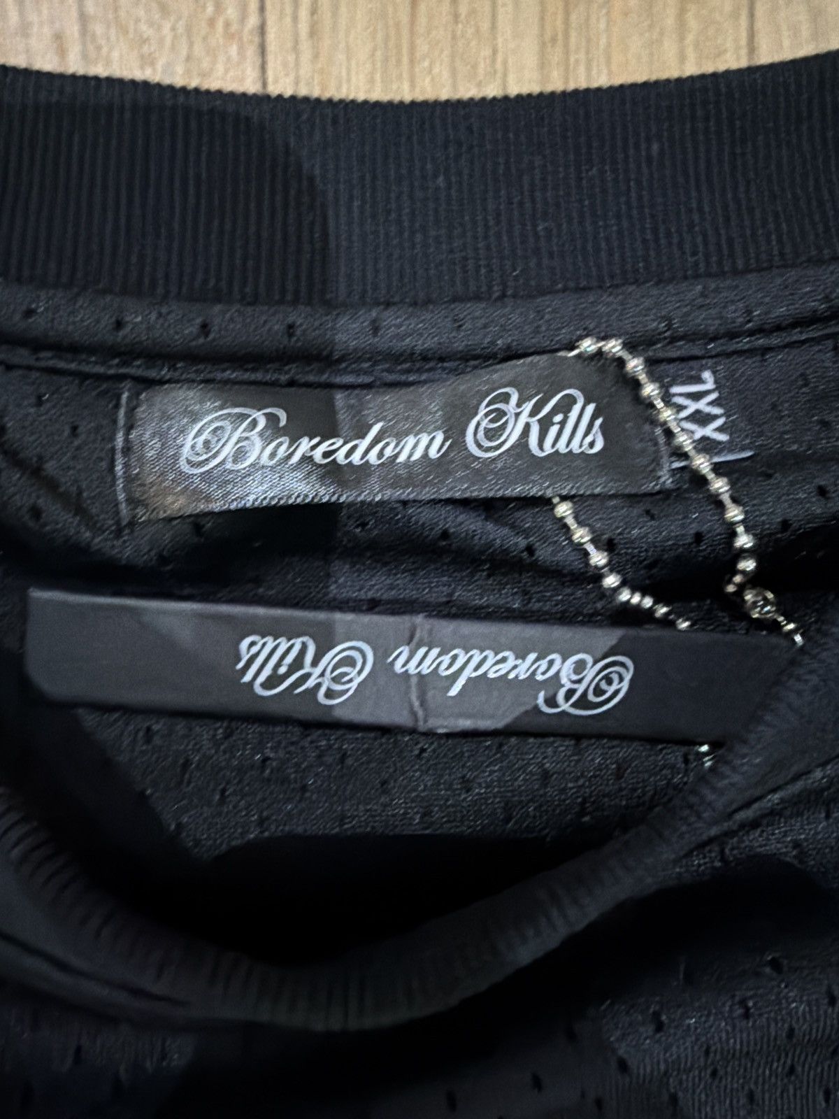 Other Boredom kills mesh jersey black Size US XXL / EU 58 / 5 - 3 Thumbnail