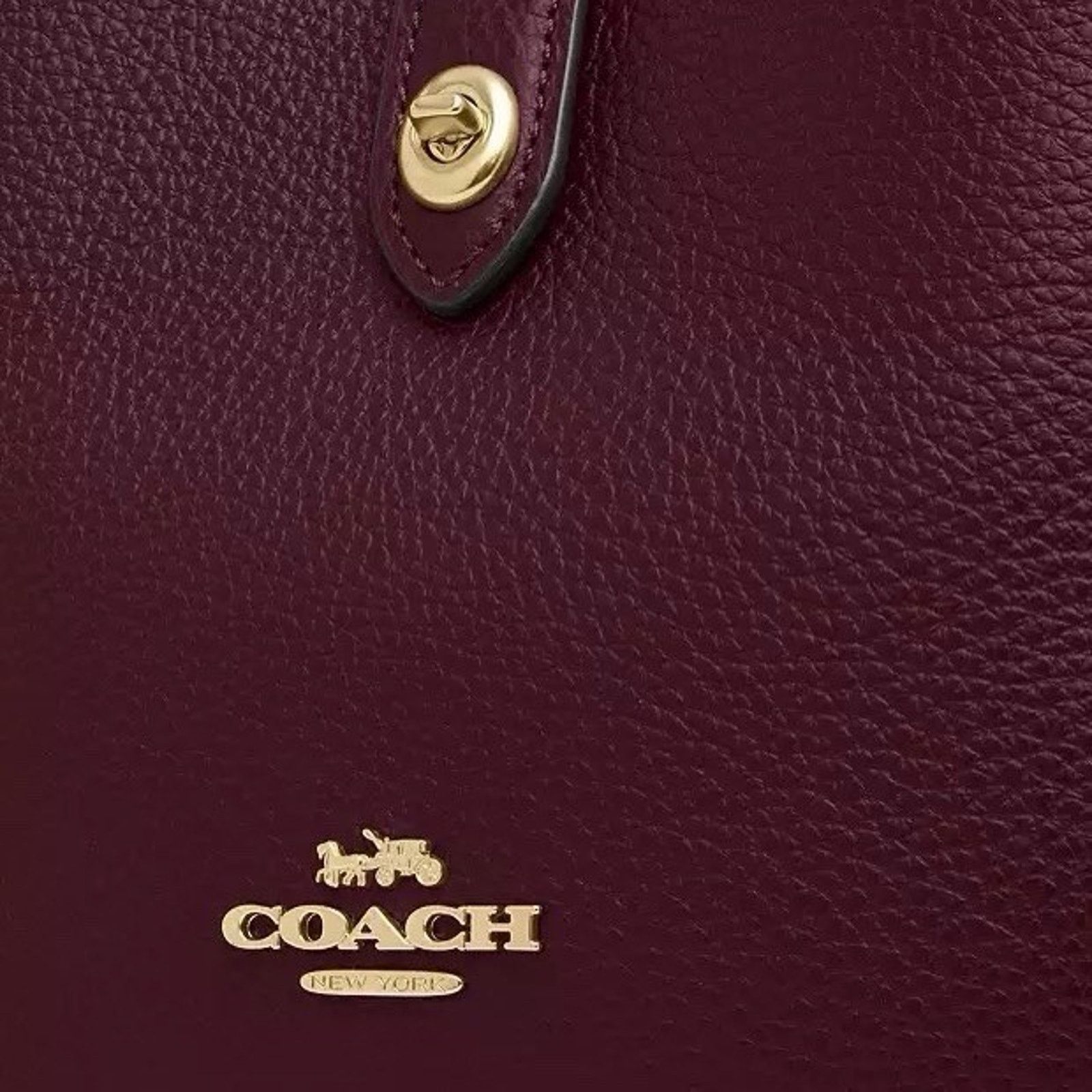 Coach NWT COACH Hadley Mini Crossbody Bag CAL60 Dark Wine Size ONE SIZE - 14 Thumbnail