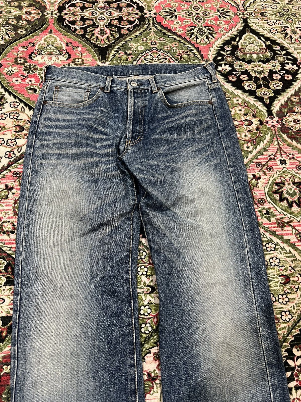 Japanese Brand × Takeo Kikuchi VTG TAKEO KIKUCHI DISTRESSED JEANS VERY RARE Size US 32 / EU 48 - 4 Thumbnail