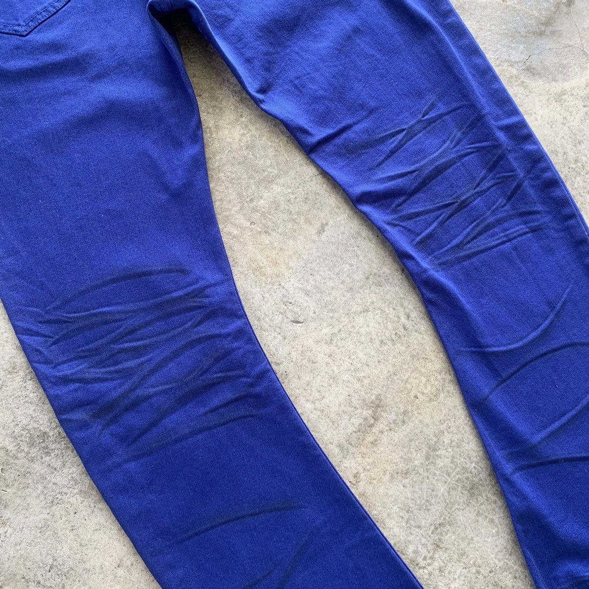 If Six Was Nine Semantic Design Black Whiskers Fading Super Blue Jeans Size US 32 / EU 48 - 7 Thumbnail