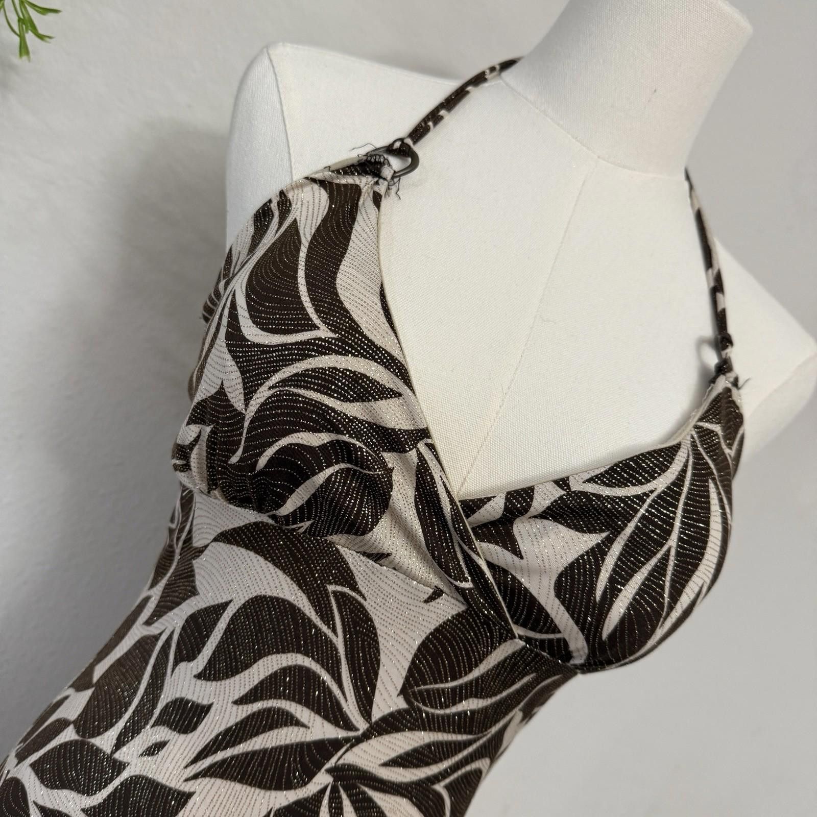 Designer Floral Y2K Body Central Medium Maxi Dress Size M / US 6-8 / IT 42-44 - 5 Thumbnail