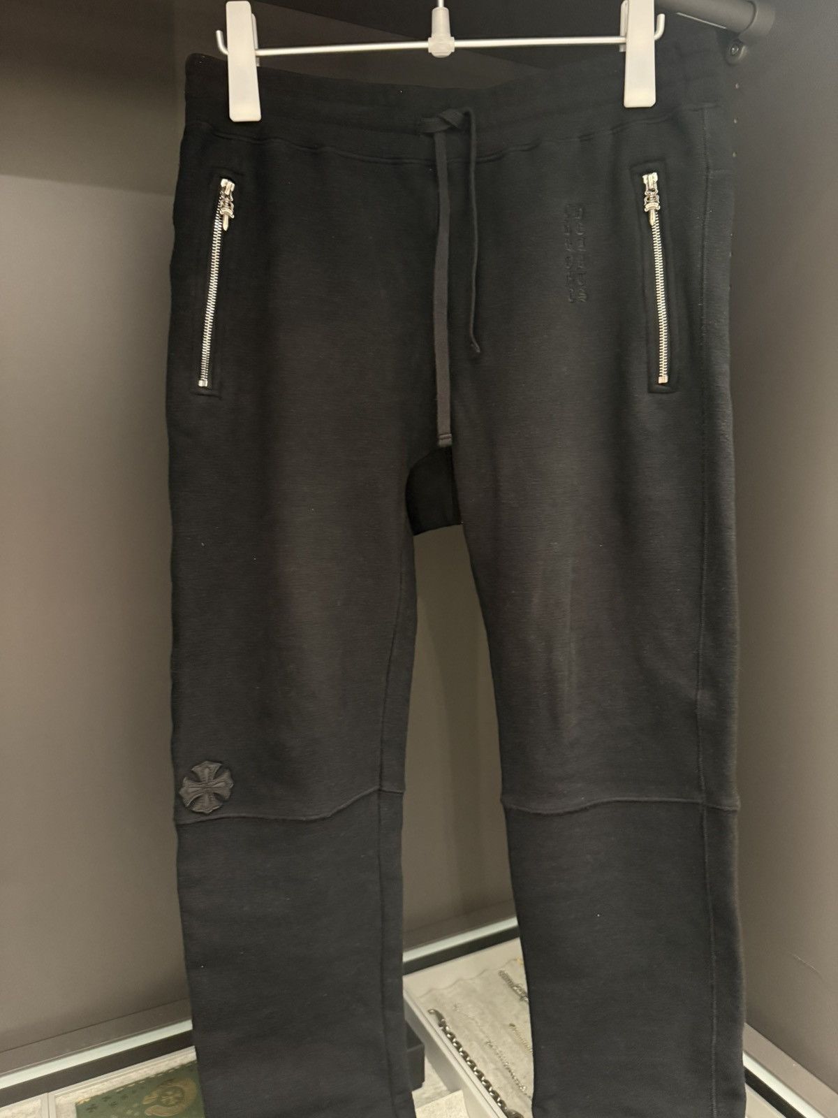 Chrome Hearts Chrome Hearts Sweatpants Black Size 33 Size US 33 - 1 Thumbnail