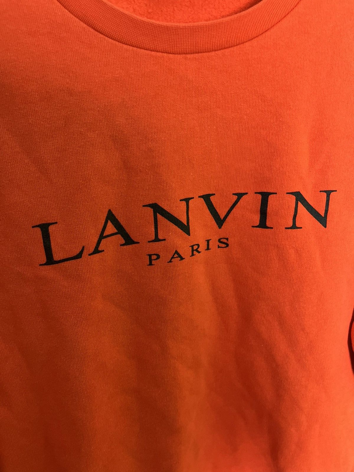 Lanvin Lanvin crewneck sweatshirt logo Size US S / EU 44-46 / 1 - 3 Thumbnail