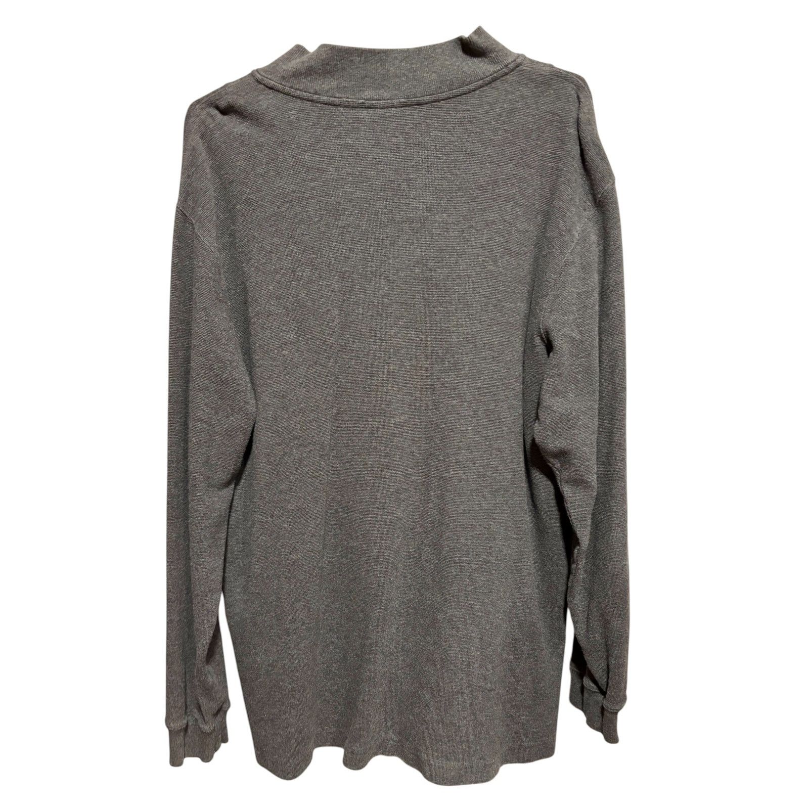 L.L. Bean L L Bean Mens Gray Waffle Signature Henley Shirt XLT Size US XL / EU 56 / 4 - 3 Thumbnail