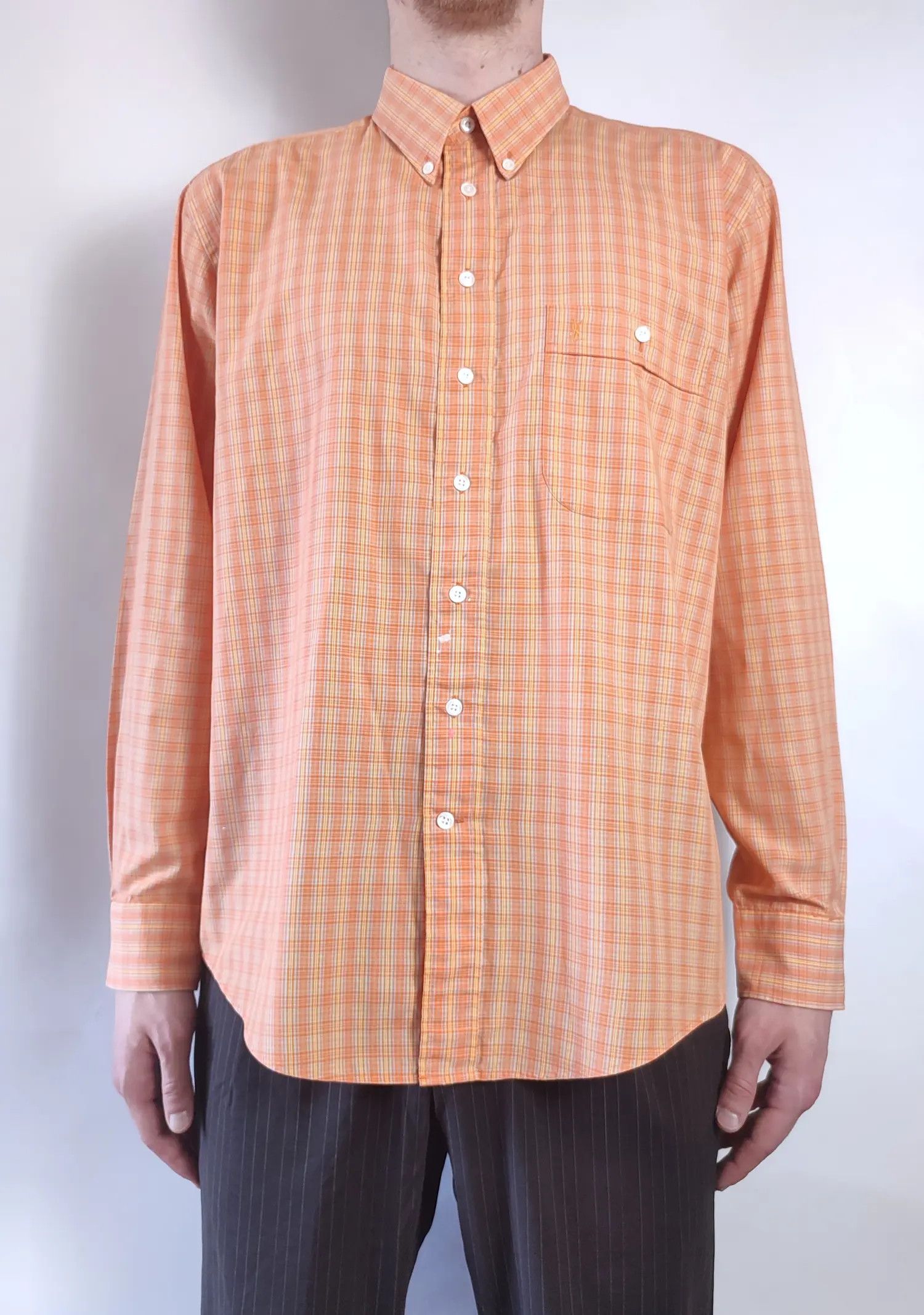 Yves Saint Laurent YSL vintage paint shirt Size US L / EU 52-54 / 3 - 1 Thumbnail