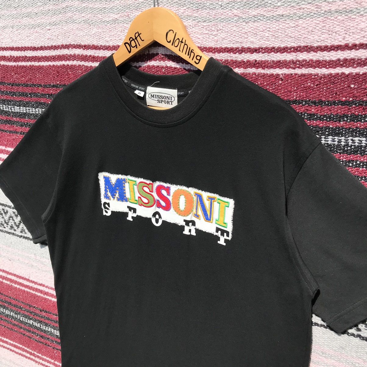 Missoni × Vintage Vintage Missoni Sport Shirt Embroidery Spellout Missoni Size US M / EU 48-50 / 2 - 6 Thumbnail