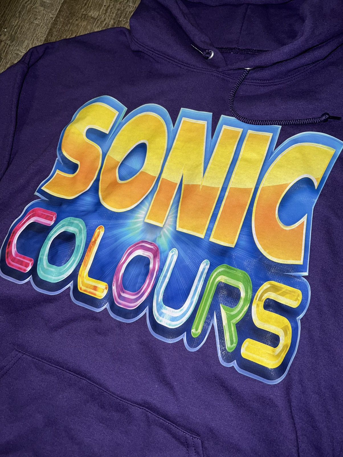 Nintendo Sega Sonic Colours Promo Hoodie size XL Size US XL / EU 56 / 4 - 2 Thumbnail