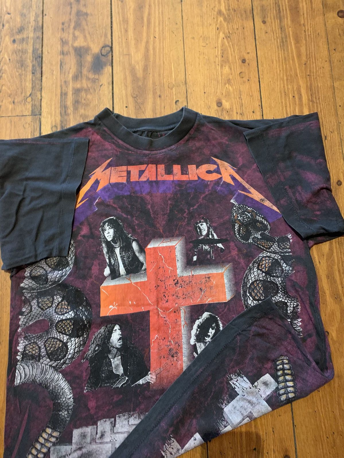 Metallica Vintage all over print metallica band tee Size US M / EU 48-50 / 2 - 1 Thumbnail