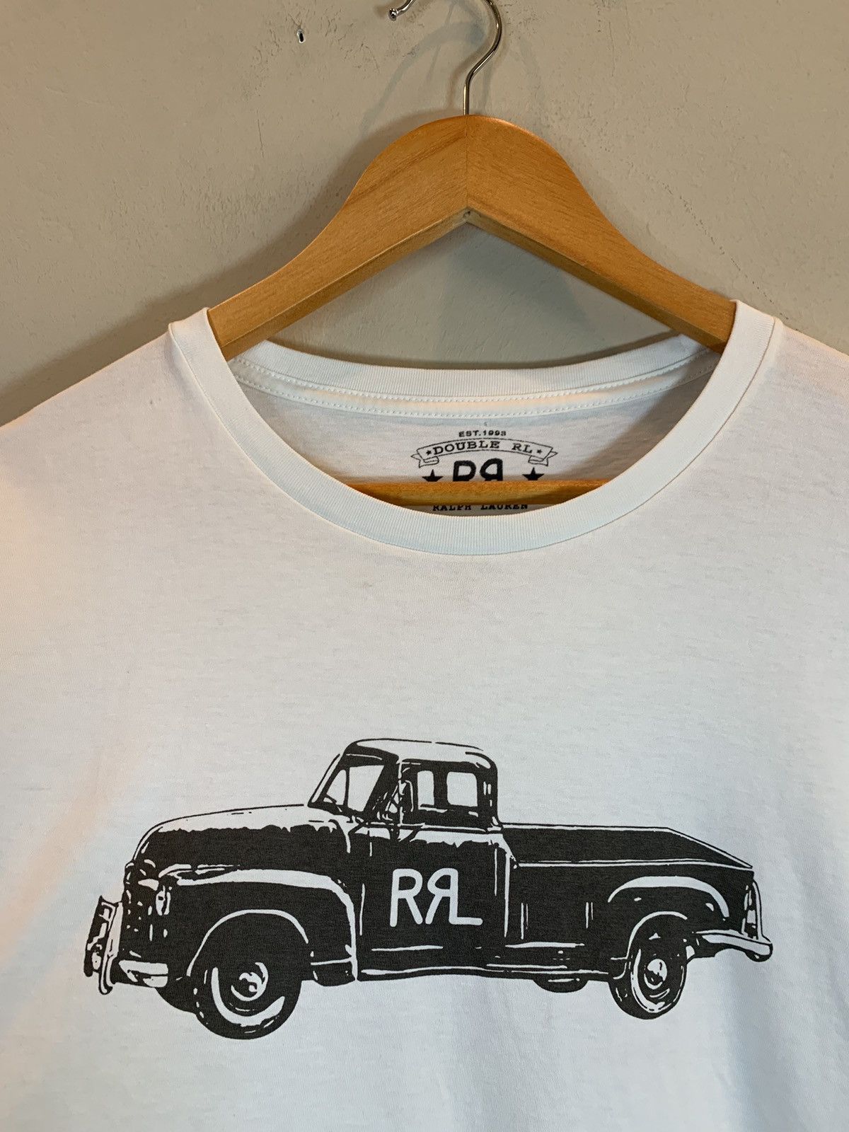 Polo Ralph Lauren × RRL Ralph Lauren × Ralph Lauren *RARE* RRL Ralph Lauren Pickup Truck Single Stitch T-Shirt Size US XL / EU 56 / 4 - 2 Thumbnail