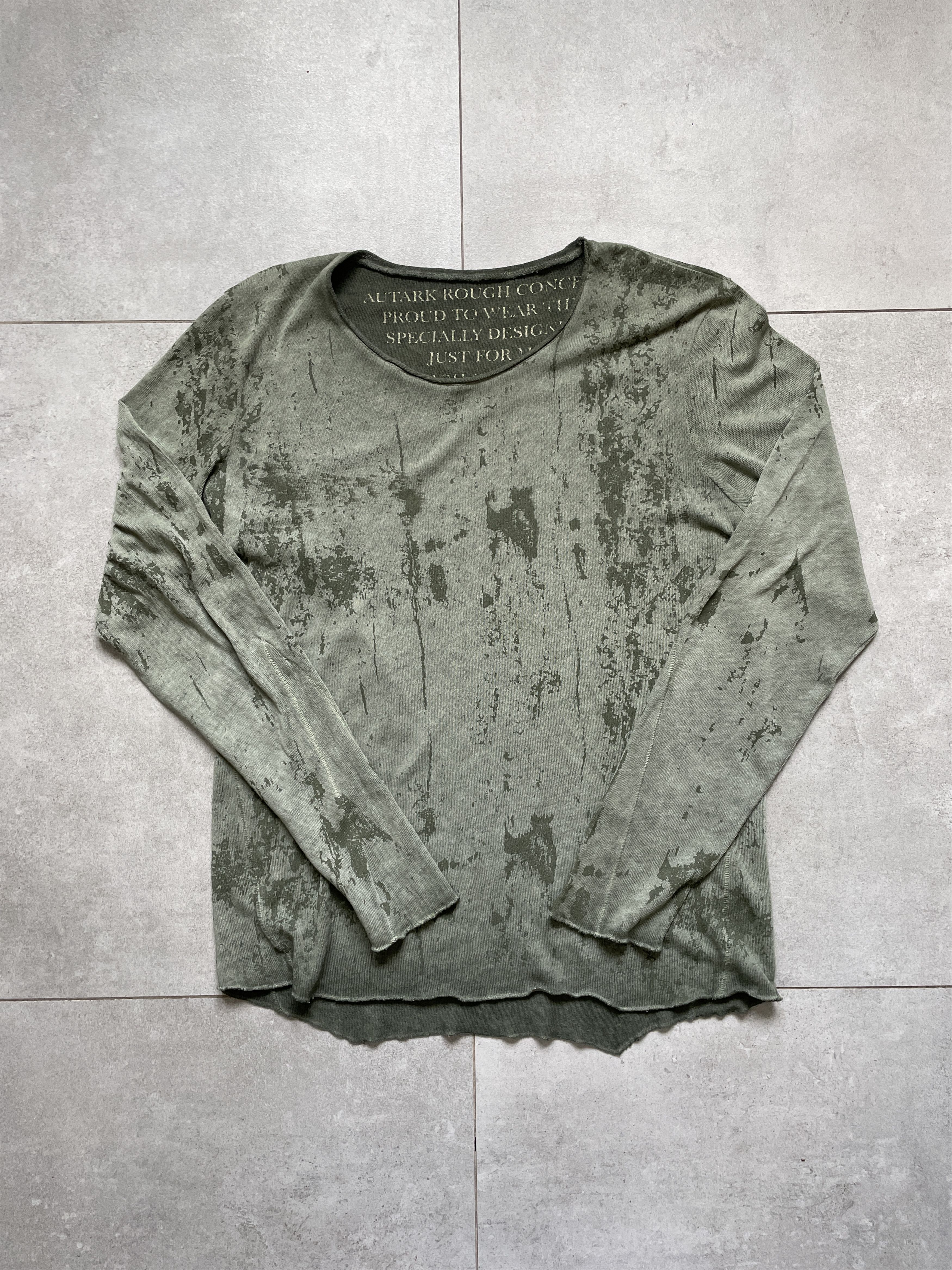 Other Y2K ARCHIVAL JAPANEESE JPG TYPE KHAKI ASYMETRIC MESHTOP Size US XL / EU 56 / 4 - 2 Thumbnail