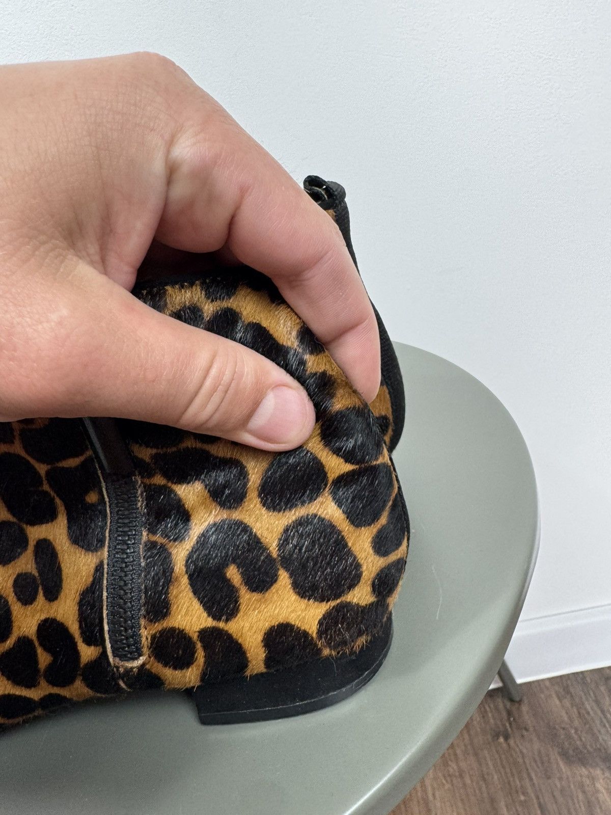 Other Women’s Leopard Print Faux Pointed Toe Ankle Boots Size 40 Size US 9 / IT 39 - 8 Thumbnail