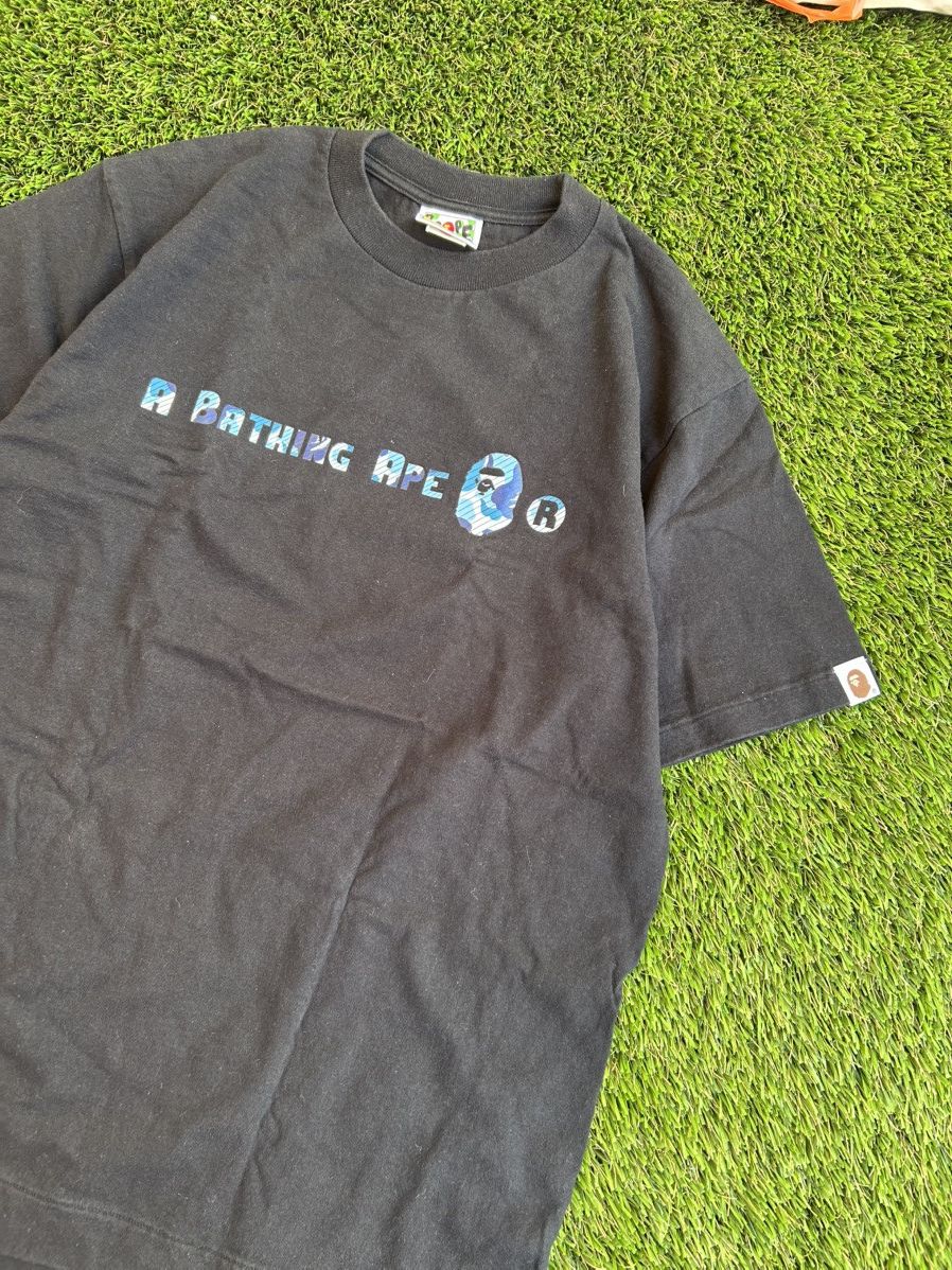 Bape BAPE CAMO ABC Spellout Black Tee Size US M / EU 48-50 / 2 - 1 Thumbnail