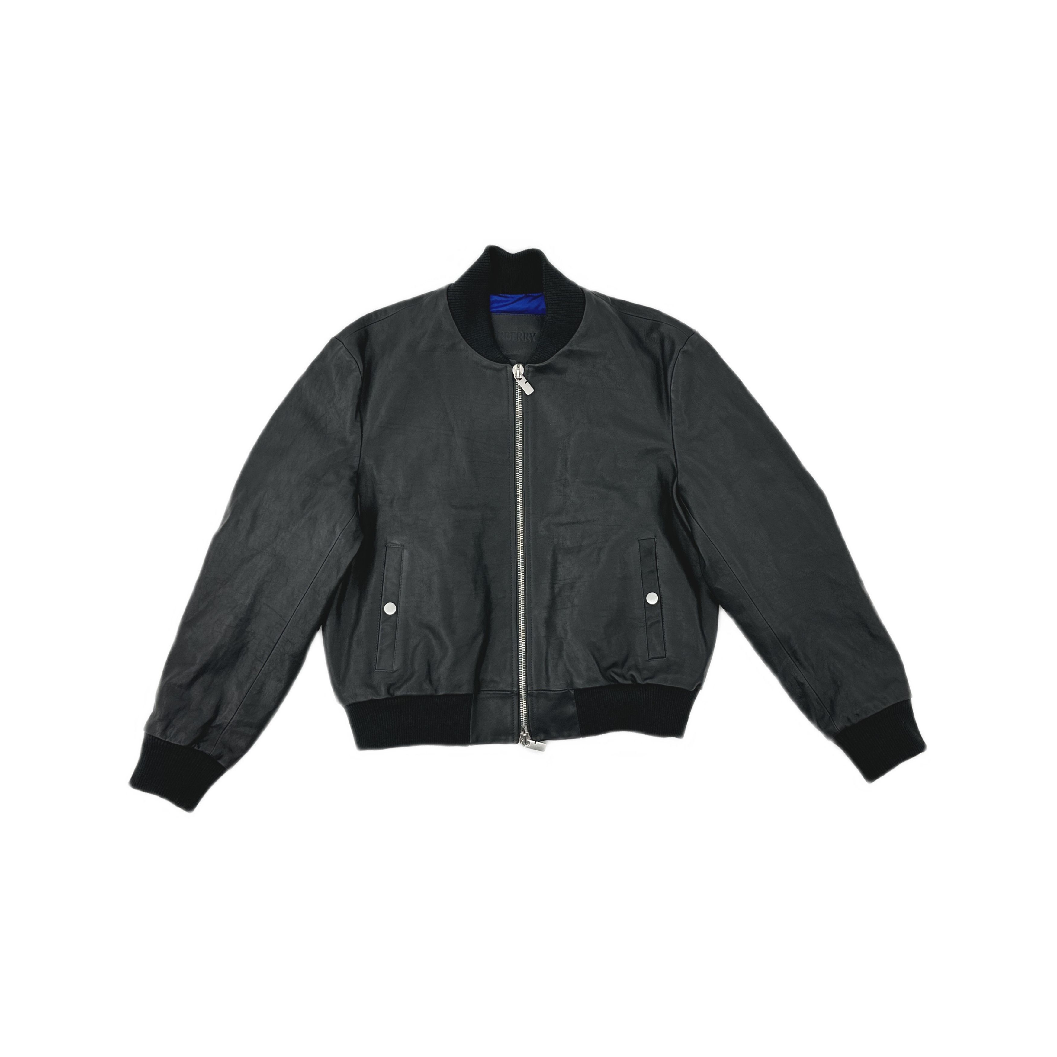 Burberry Burberry Calf Leather Bomber Jacket Size 48 Size US M / EU 48-50 / 2 - 1 Thumbnail