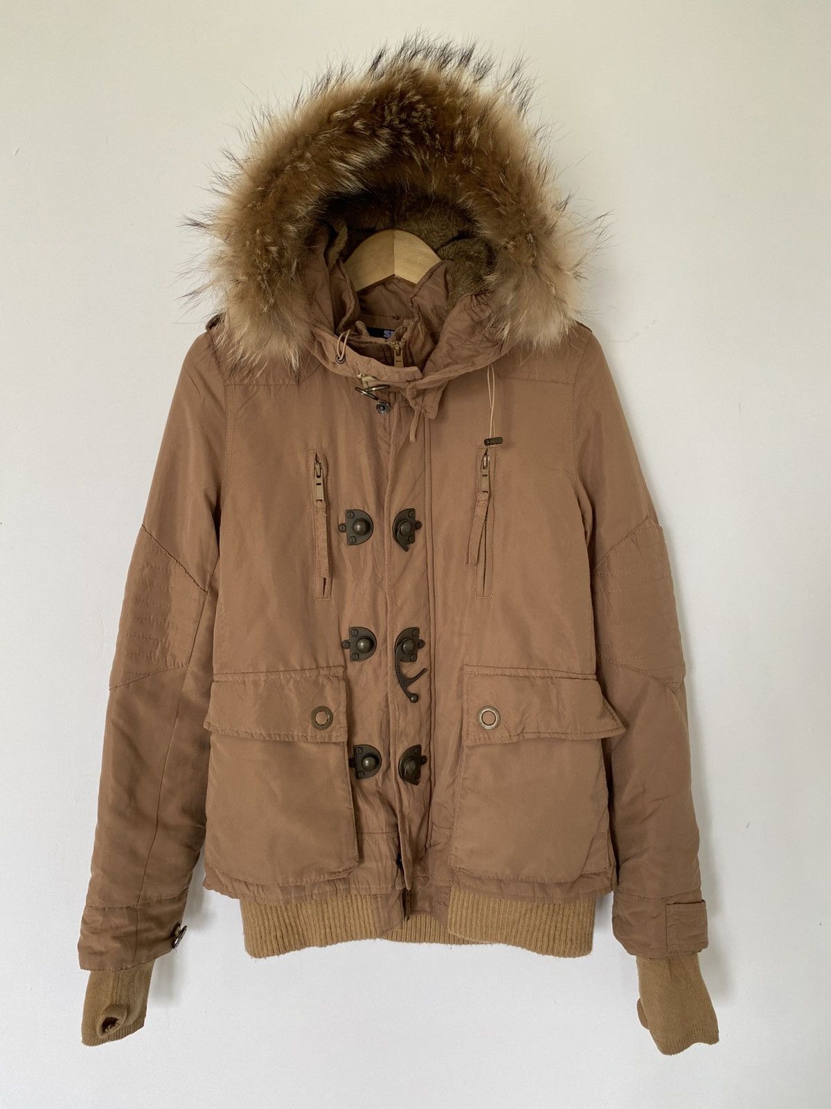 ジャケット・アウター 00s fuga fur trench coat japanese label 00s fuga fur trench coat japanese label