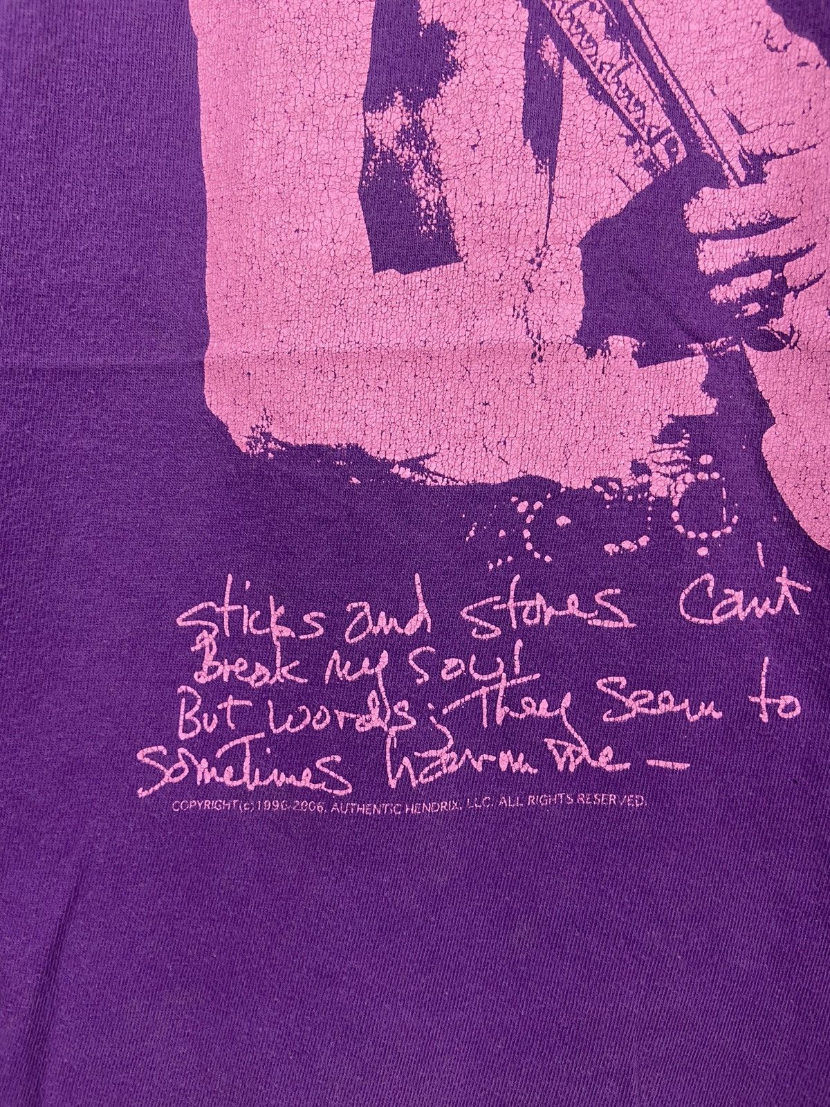 Jimi Hendrix × Vintage VINTAGE JEMI HENDRIX RARE GRAPHIC TEE Size US M / EU 48-50 / 2 - 5 Thumbnail