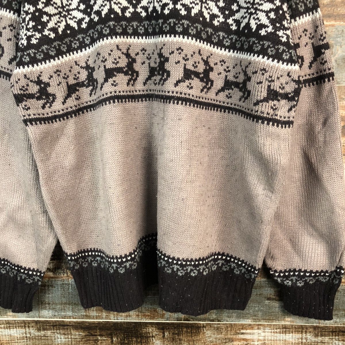 Homespun Knitwear × Japanese Brand Will Pips Brown vintage Knitwear #A2347 Size US L / EU 52-54 / 3 - 6 Thumbnail