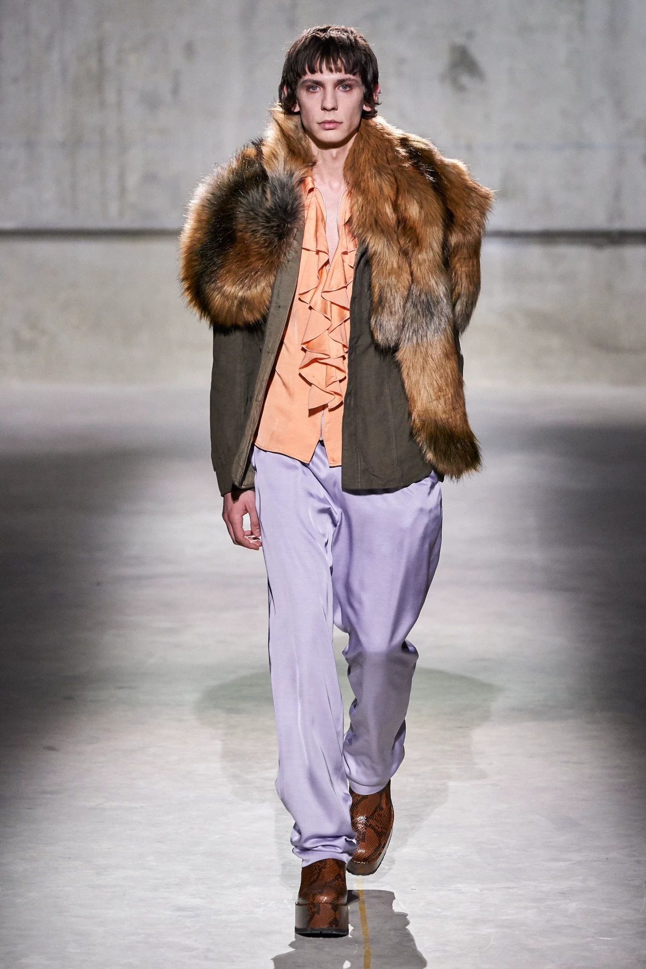 Dries Van Noten Dries Van Noten 20AW Faux Fur Fox Stole Size ONE SIZE - 9 Thumbnail