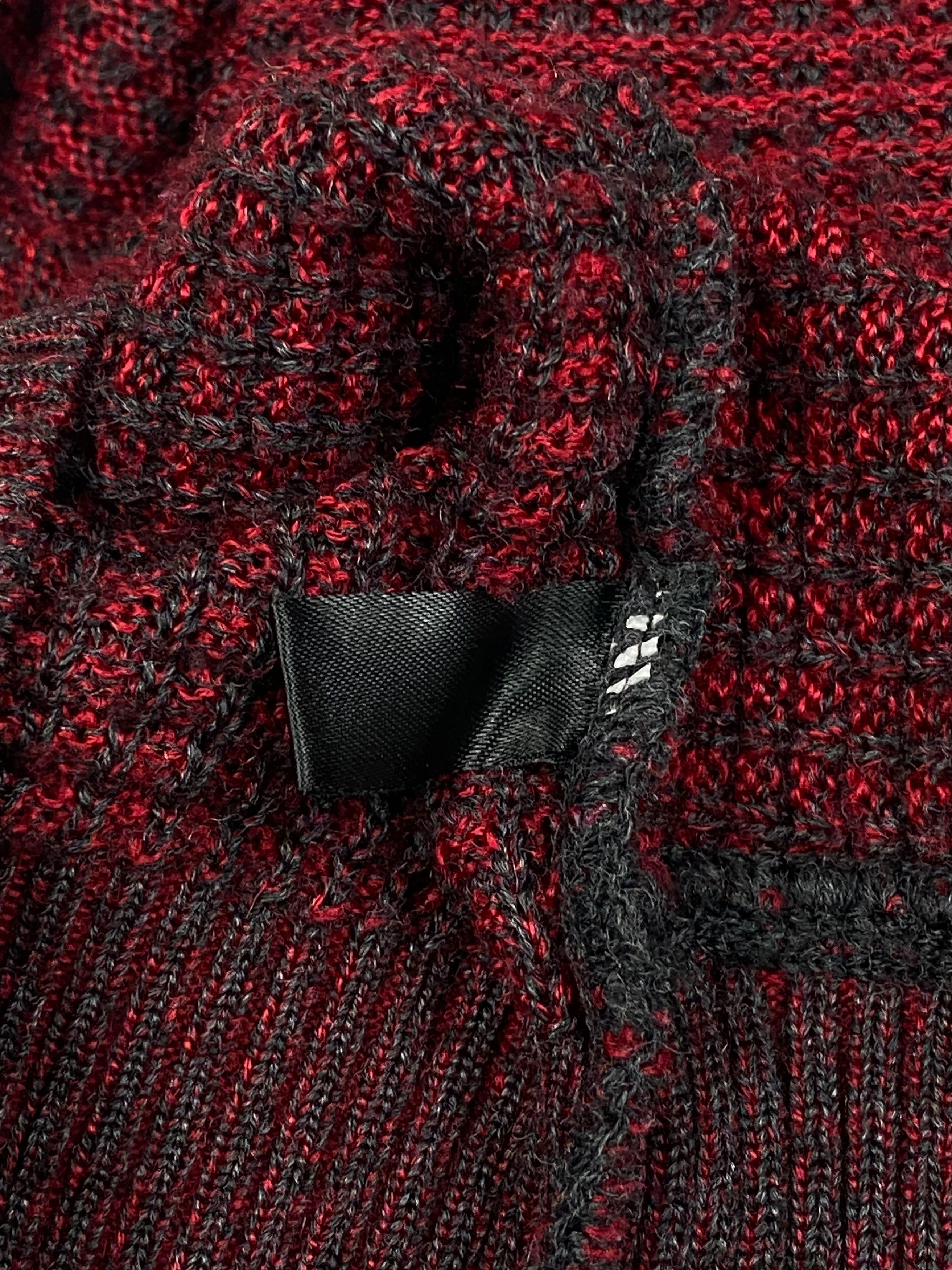 Vintage Vintage GREENFIELD Crimson Knitted Carpet Print Sweater M637 Size US L / EU 52-54 / 3 - 8 Thumbnail