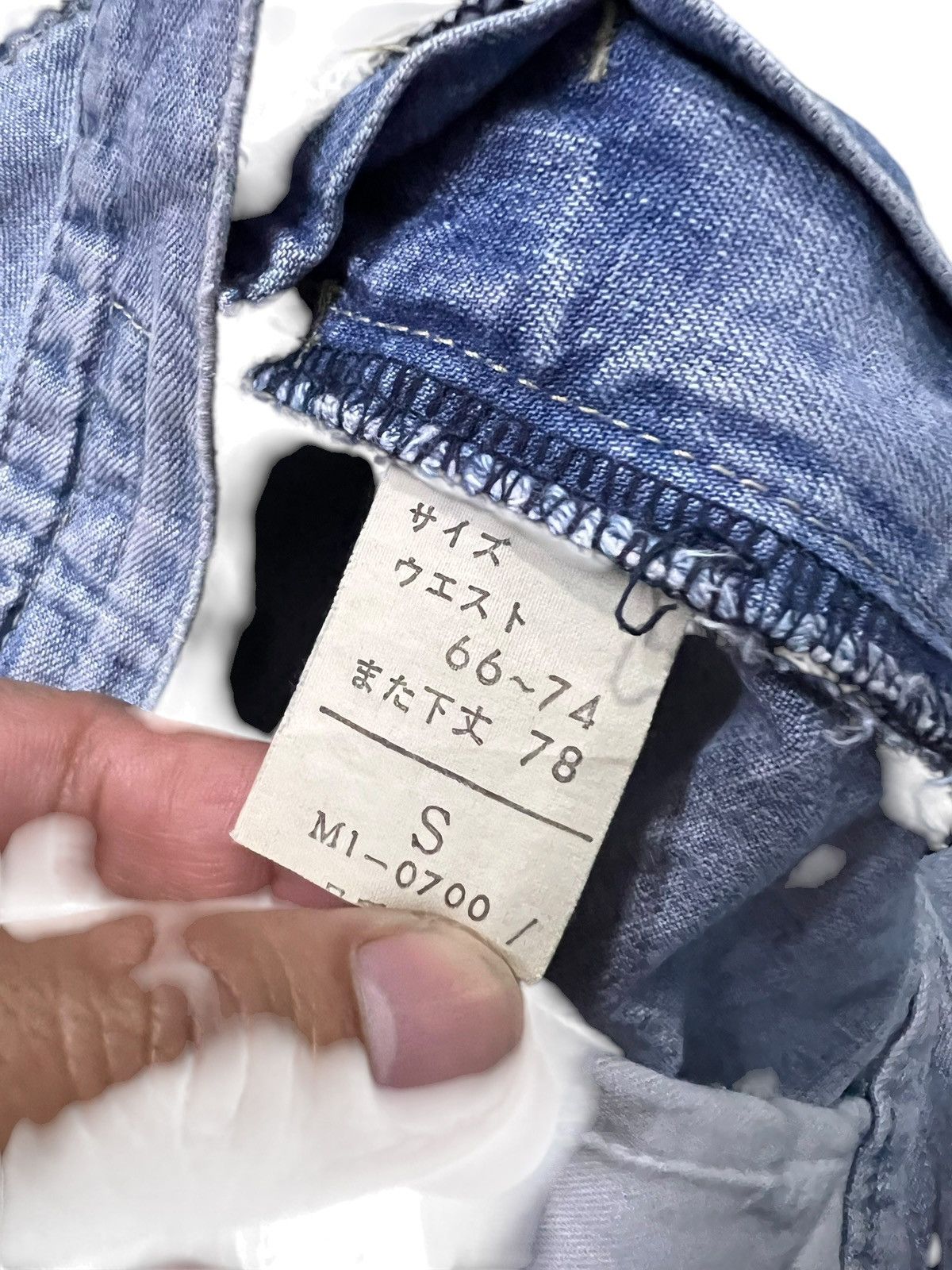 Marithe + Francois Girbaud 80’s Marithe Francois Girbaud Faded Distressed Jean Rare Size US 30 / EU 46 - 17 Thumbnail