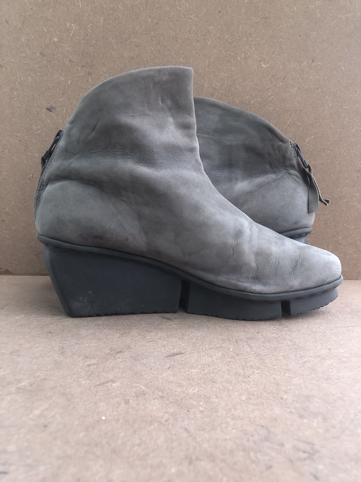 Trippen Trippen Grey Leather Women’s Boot Size 38 Size US 7 / IT 37 - 5 Thumbnail