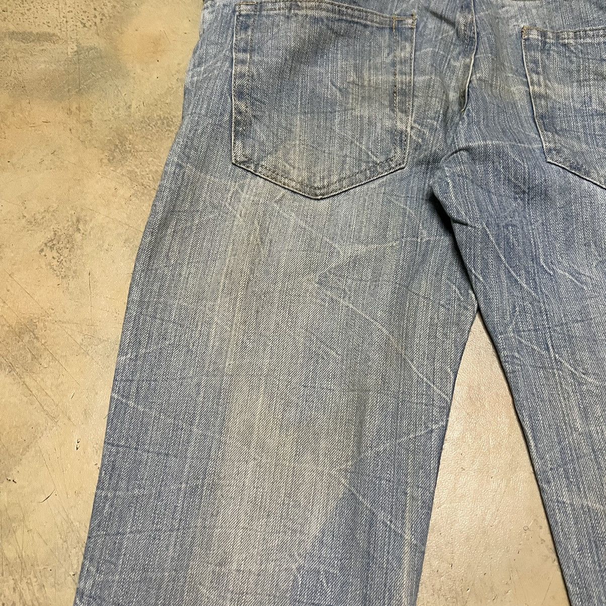 Japanese Brand Japanese Brand Double Waist Distressed Denim Jeans Size US 29 - 20 Thumbnail
