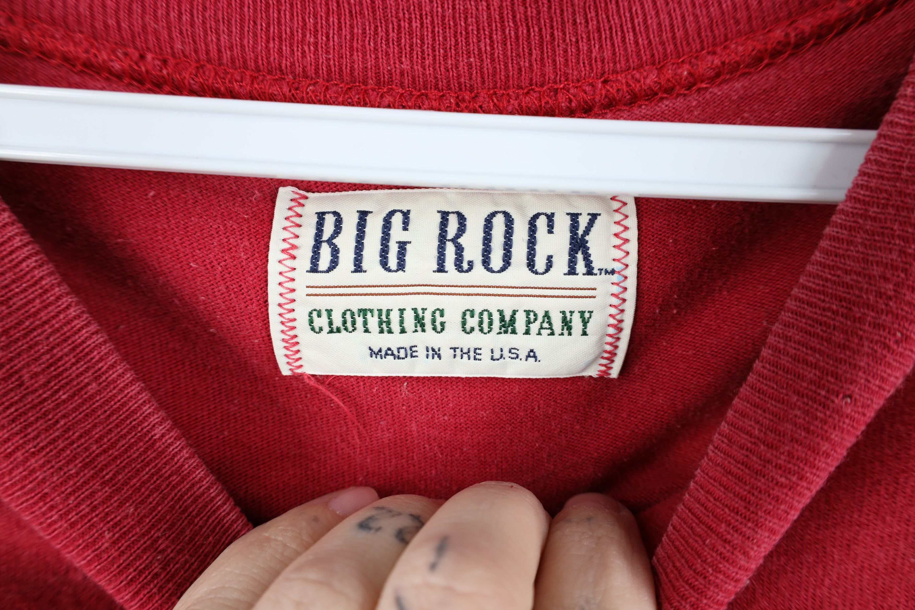 Vintage Vintage 90s Utah Jupiter Bowl Long Sleeve T-Shirt Red USA Size US XL / EU 56 / 4 - 8 Thumbnail