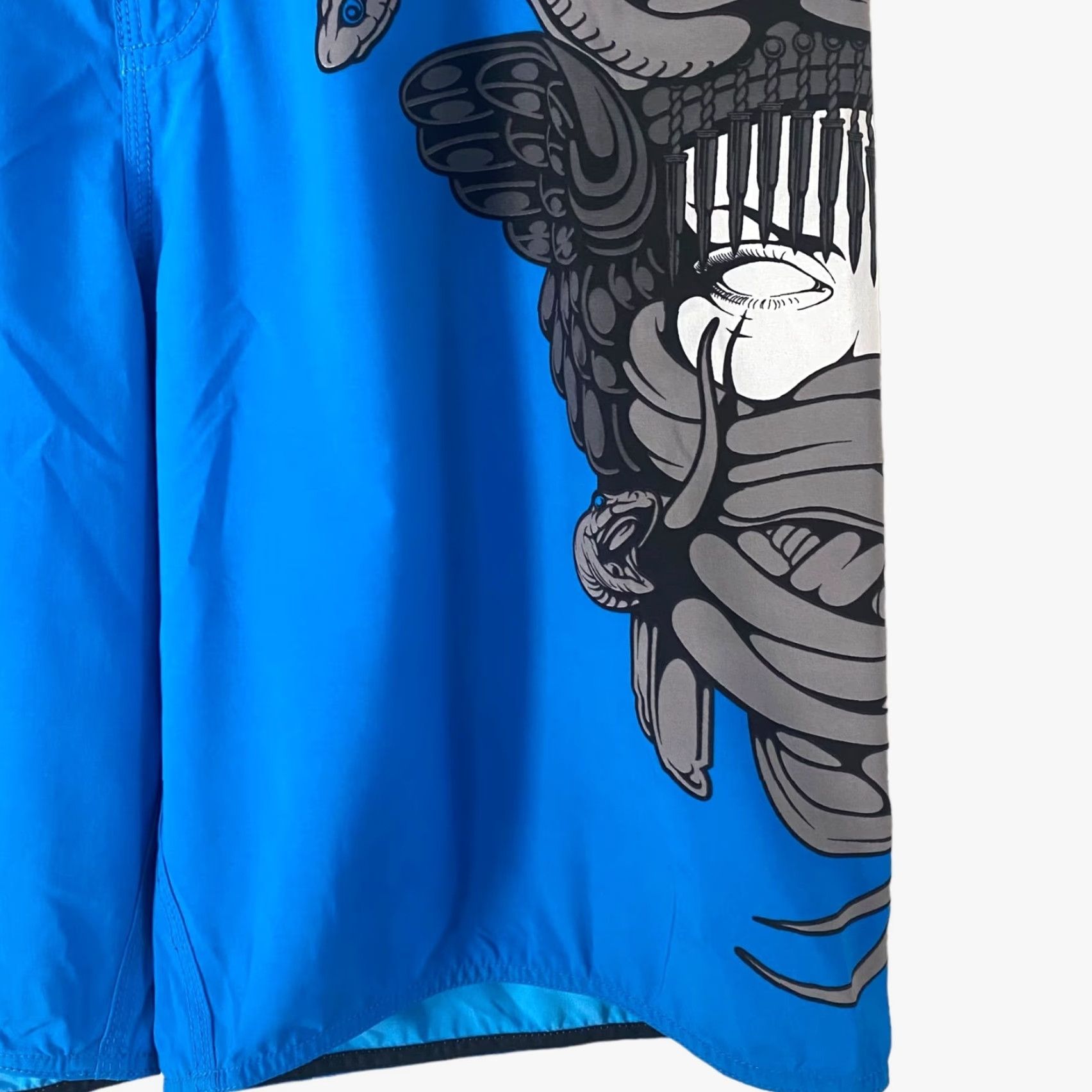 Crooks & Castles Crooks & Castles Medusa Printed Board Shorts Mens 38 Blue Surf Swim Streetwear Size US 38 / EU 54 - 6 Thumbnail