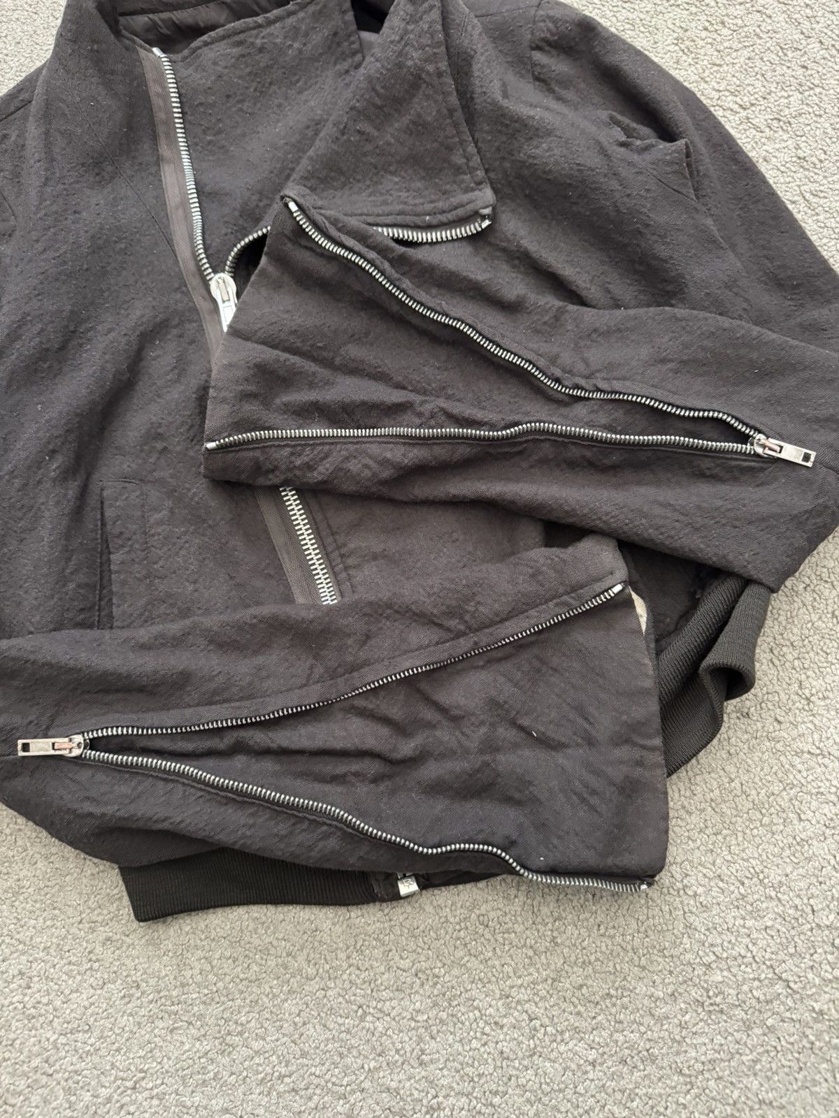 Rick Owens SS05 Rick Owens Mainline "Scorpio" Mollino Wool Jacket Size US XS / EU 42 / 0 - 6 Thumbnail