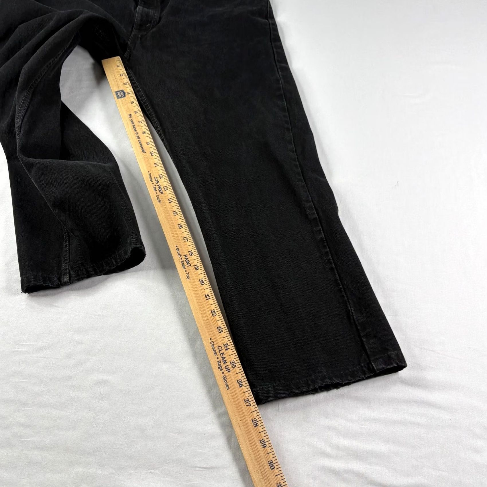 Levi's VINTAGE Levi's Jeans Mens 38x30 Black 505 Straight Leg Denim 90s Mens Jeans Black 90s Levi's Straight Size US 38 / EU 54 - 6 Thumbnail