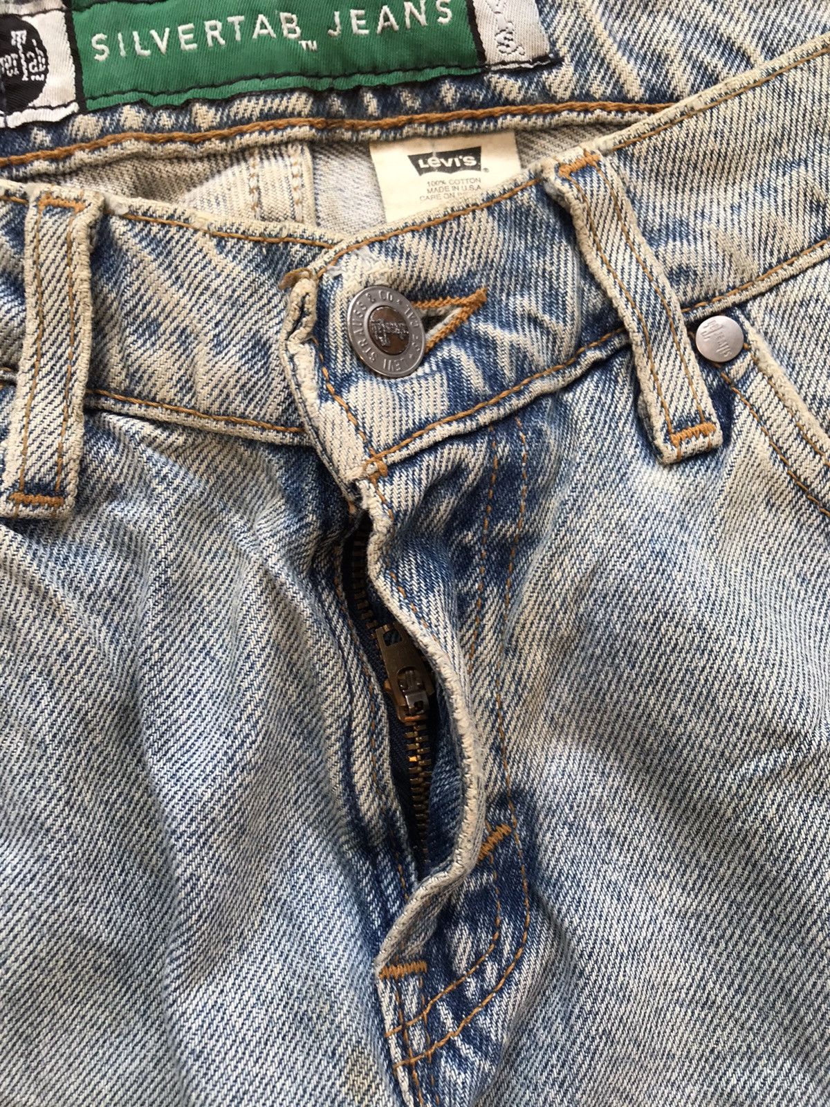 Levi's × Vintage Vintage Levi’s silver tab Straight fit denim Size US 28 / EU 44 - 5 Thumbnail