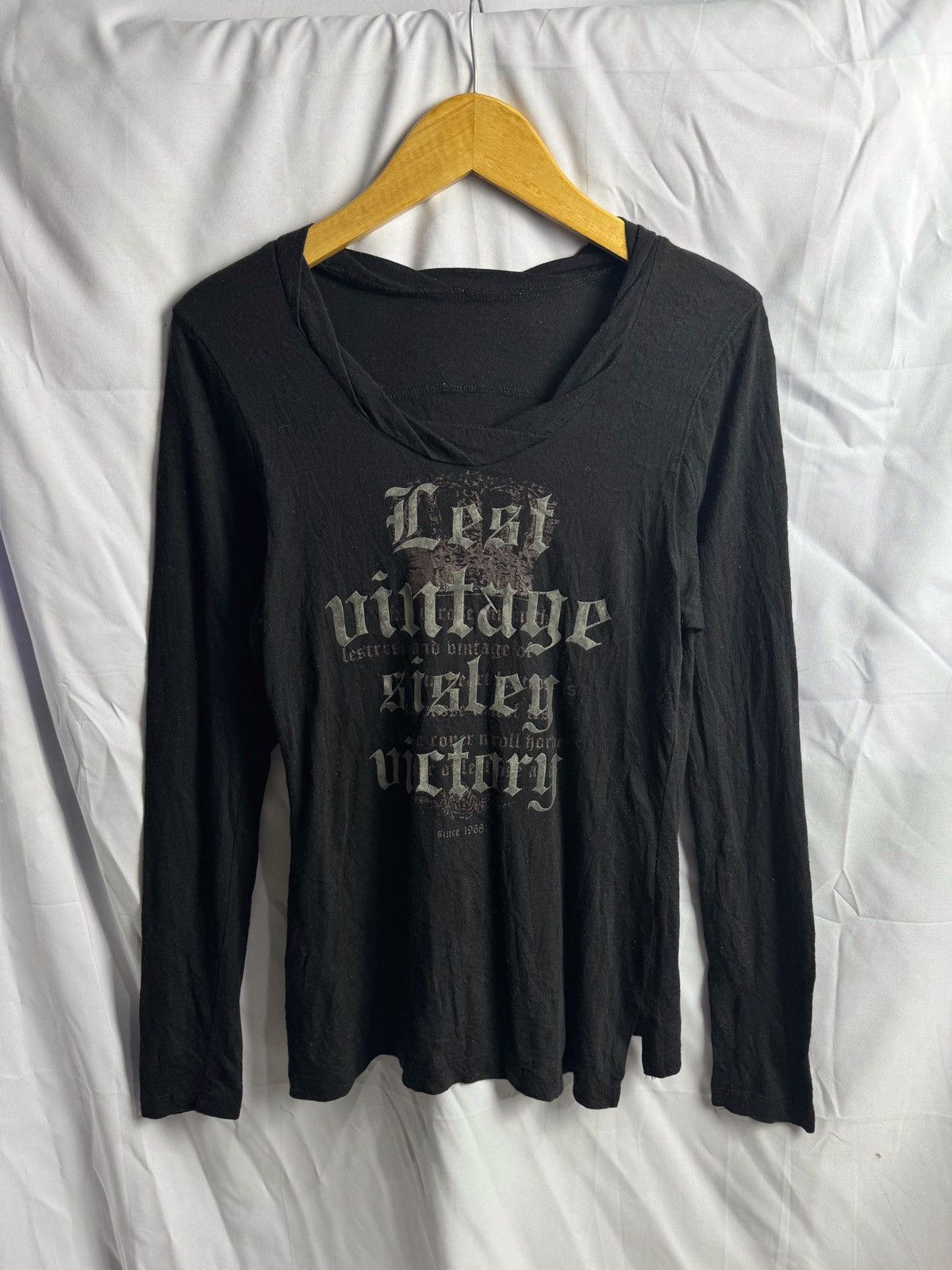 Hysteric Glamour × If Six Was Nine × PPFM Japanese-Sisley Poem Gothic Long Sleeve Size US S / EU 44-46 / 1 - 1 Thumbnail