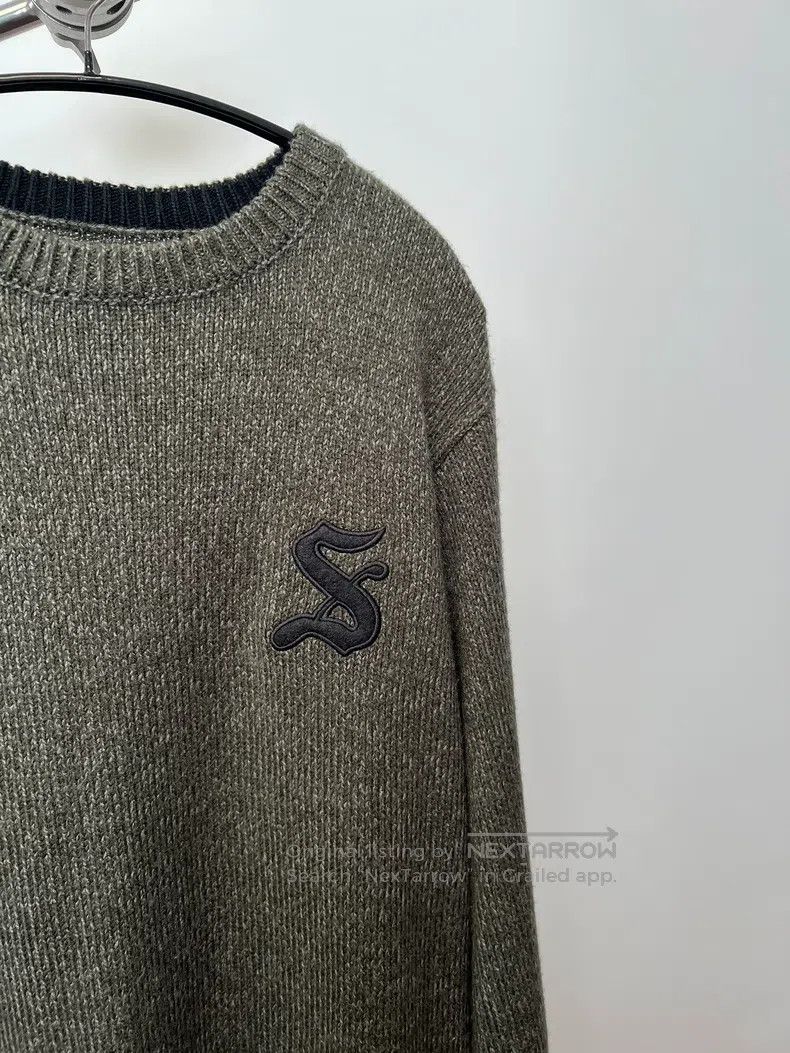 Stussy Stussy Variegated wool blend embroidery sweater Size US M / EU 48-50 / 2 - 4 Thumbnail