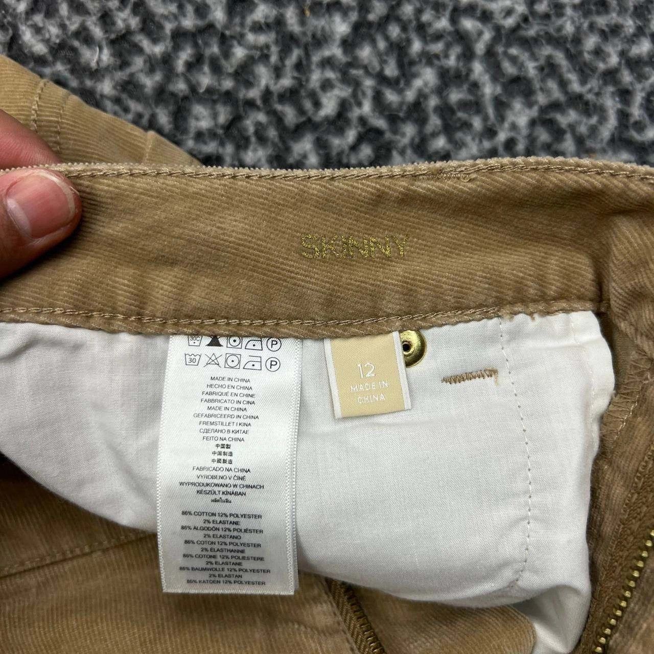 Michael Kors Michael Kors Corduroy Pants Women 12 Skinny Pockets 36x30 Size 36" / US 14 / IT 50 - 6 Thumbnail