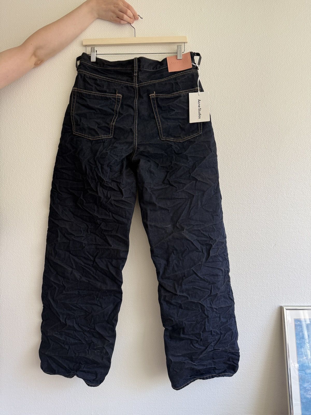 Acne Studios ACNE STUDIOS DENIM BAGGY CRUNCHED NEVER RELEASED Size US 31 - 4 Thumbnail