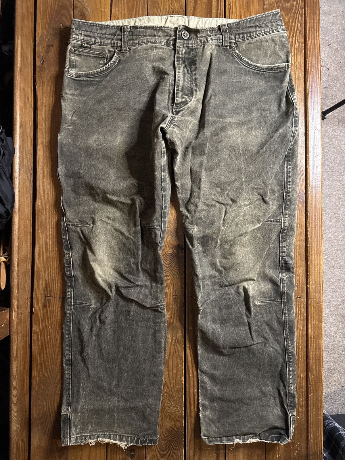 Kuhl Vintage Kuhl Brown Faded Distressed Patina Dye Pants Size US 36 / EU 52 - 1 Thumbnail