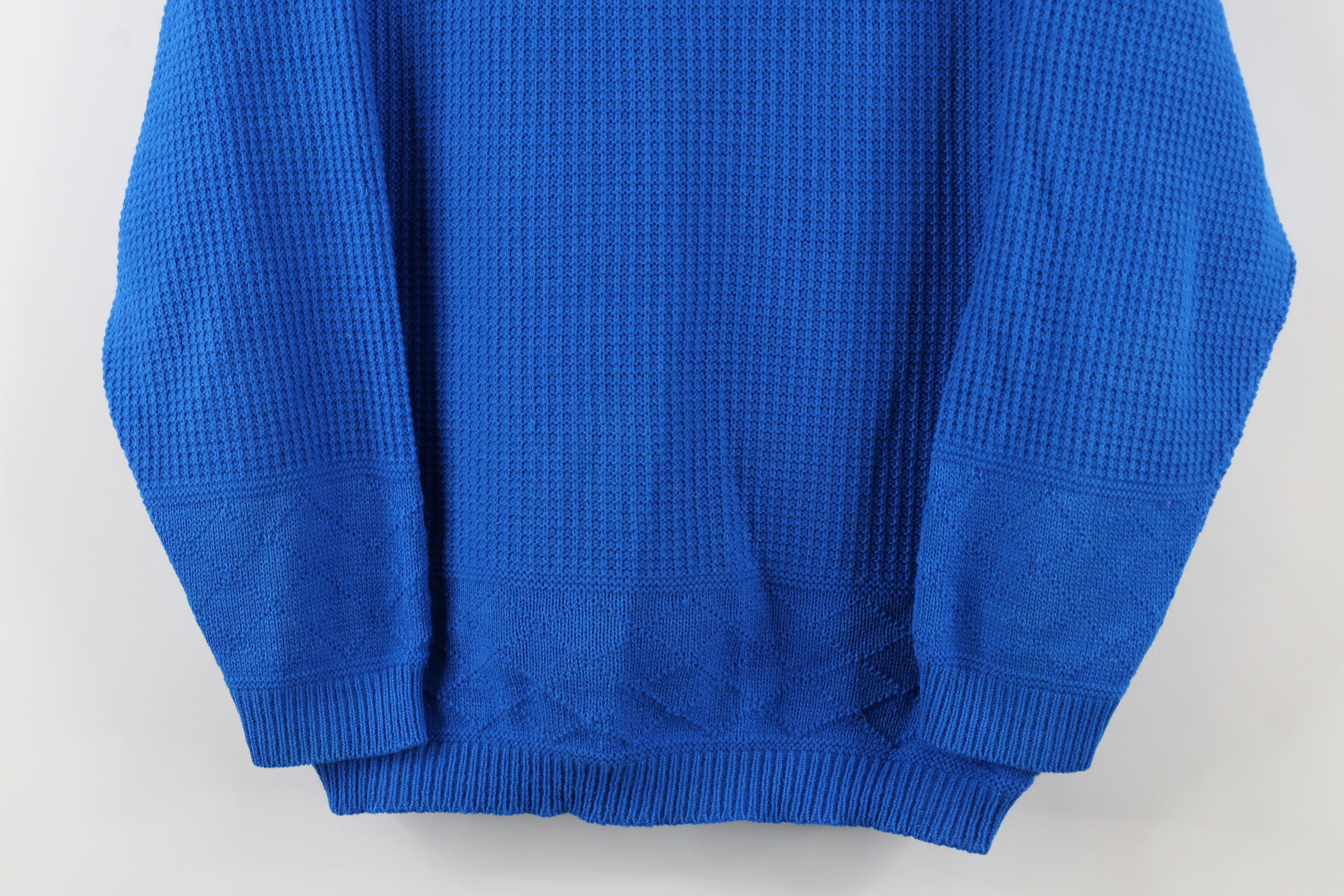 Vintage Vintage 90s Streetwear Thermal Waffle Knit Sweater USA Size M / US 6-8 / IT 42-44 - 3 Thumbnail