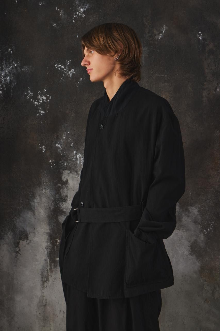 Yohji Yamamoto S'YTE Yohji Yamamoto Cotton/Linen Dungaree Belted Jacket Size US M / EU 48-50 / 2 - 2 Thumbnail