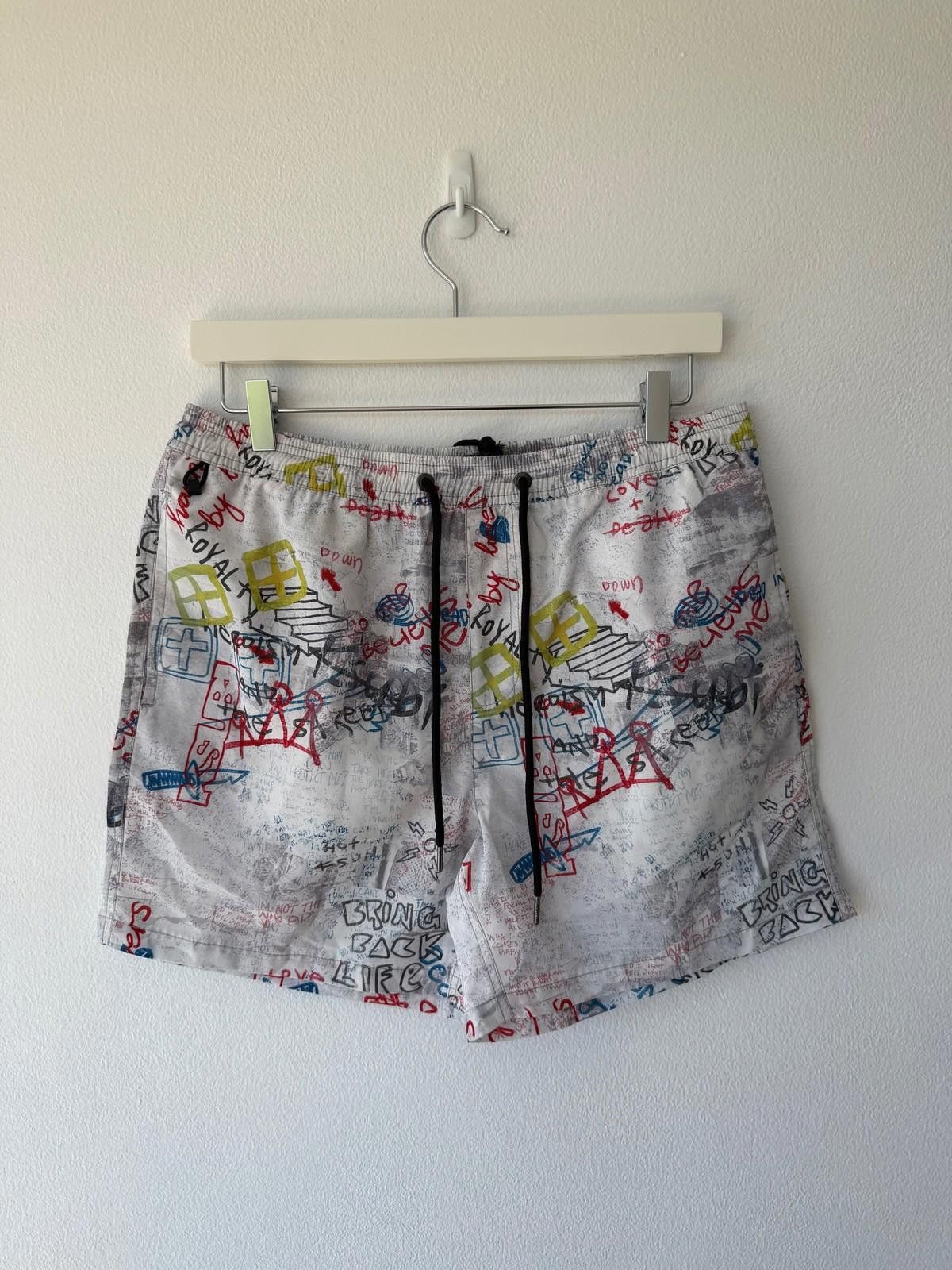 Ksubi new Ksubi mens boardshort shorts skrawler white medium m 32 Size US 32 / EU 48 - 1 Thumbnail