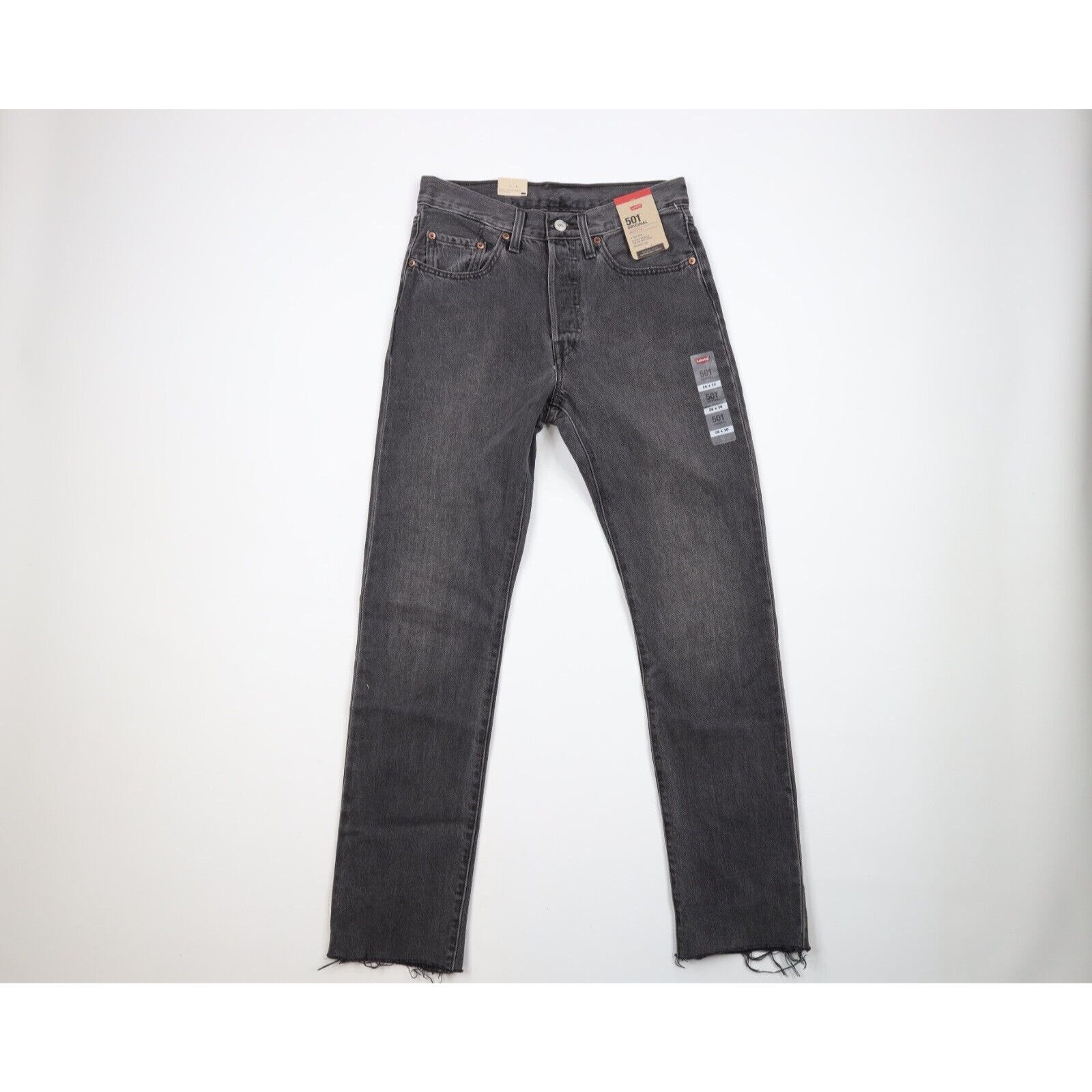 Levi's × Vintage Deadstock Vintage Y2K Levis 501xx Button Fly Raw Hem Jeans Size 26" / US 2 / IT 38 - 1 Thumbnail