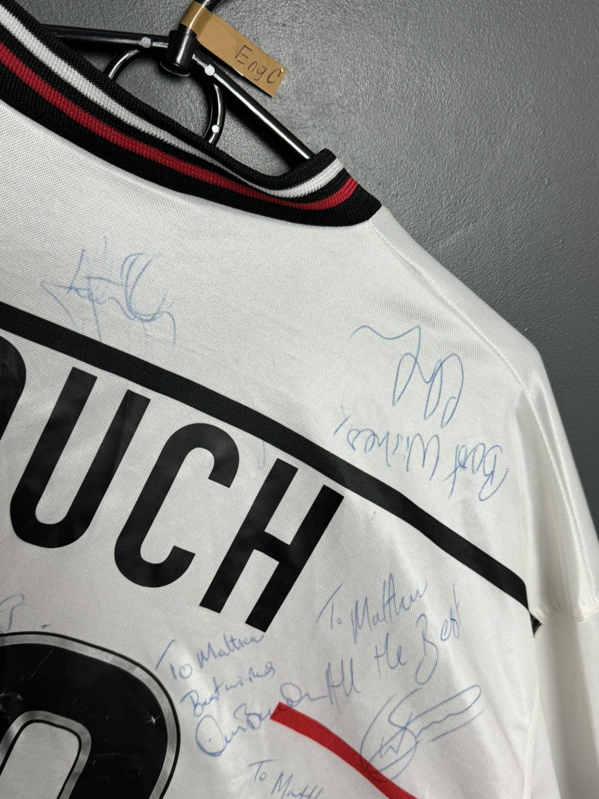 Le Coq Sportif Queens Park Rangers 99/00 Away Crouch Signed Football Jersey Size US XXL / EU 58 / 5 - 8 Thumbnail