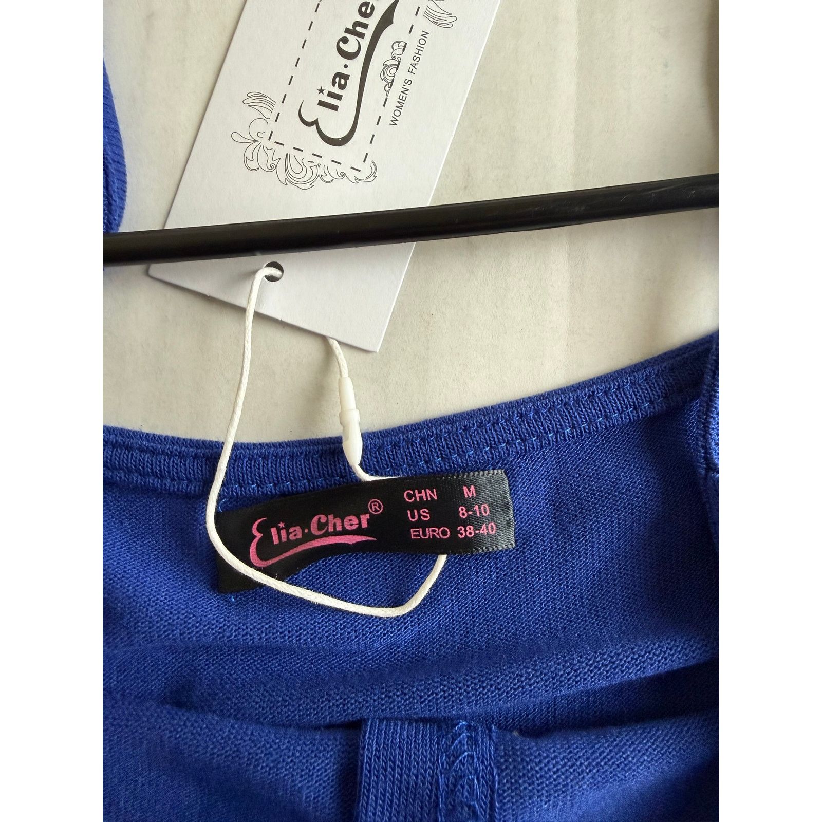 Other Elia Cher Navy Blue Dress - Size Medium - New with Tags Size M / US 6-8 / IT 42-44 - 3 Thumbnail