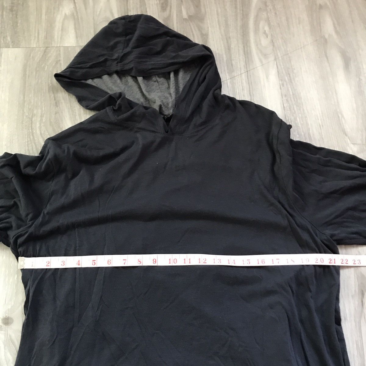 Vince Vince T Shirt Hooded Double Layer Black Gray L Size US L / EU 52-54 / 3 - 5 Thumbnail
