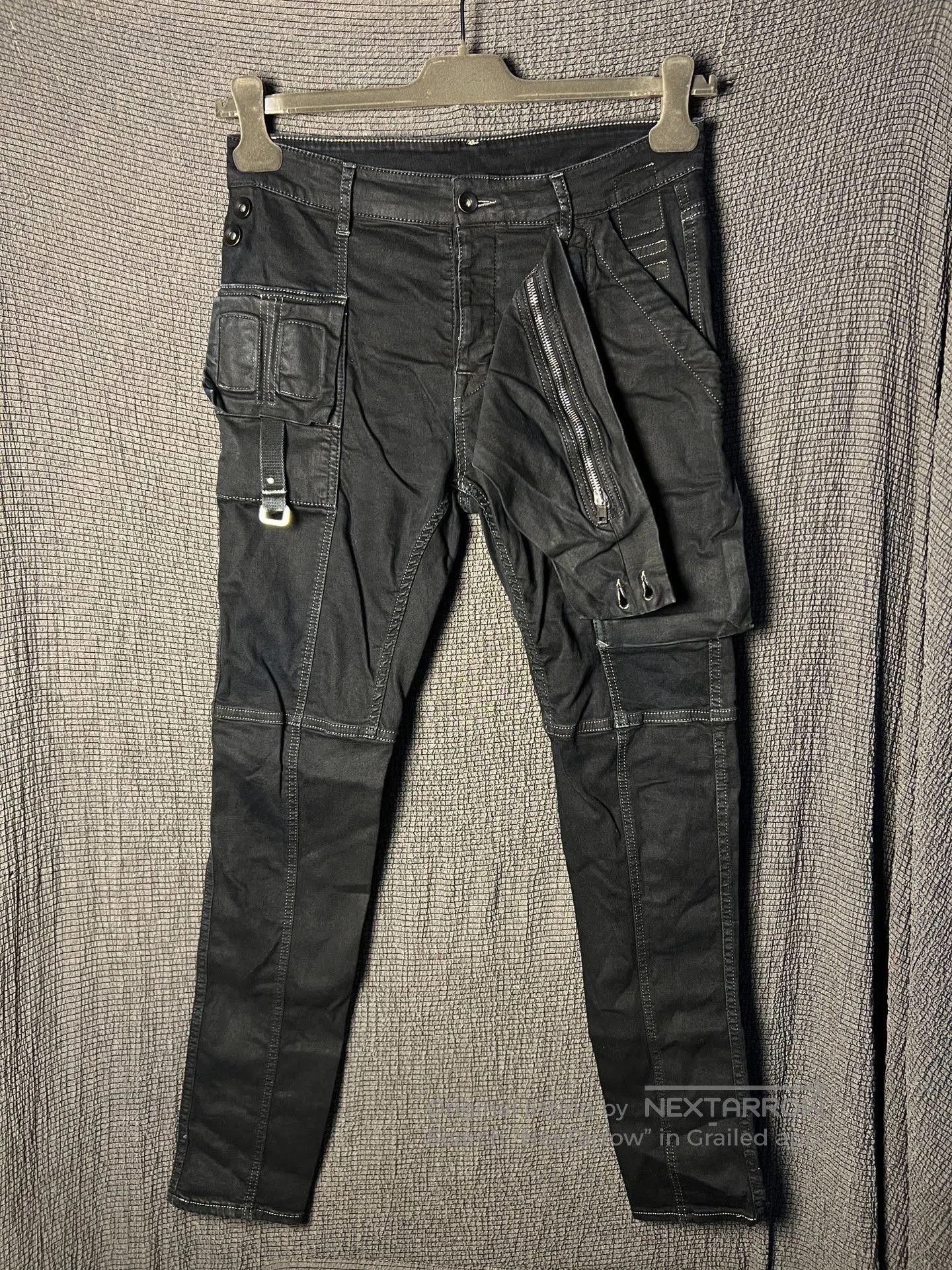 Rick Owens Rick Owens 19ss Waxed Biker Jeans. Size US 30 / EU 46 - 3 Thumbnail