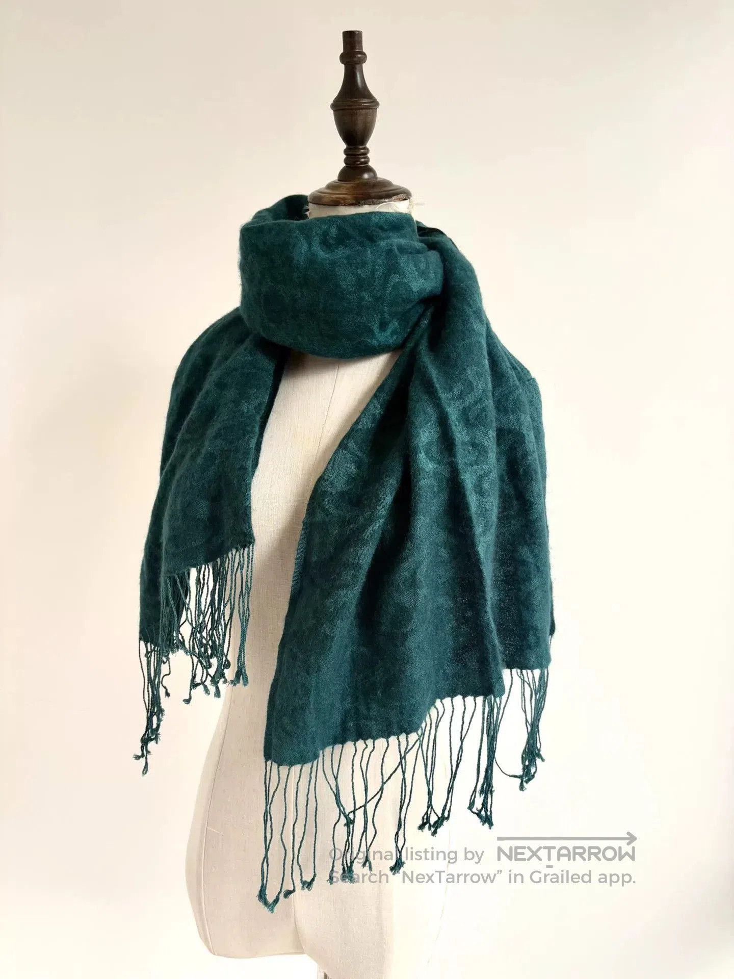 Vivienne Westwood vivienne westwood green patterned scarf. Size ONE SIZE - 2 Thumbnail
