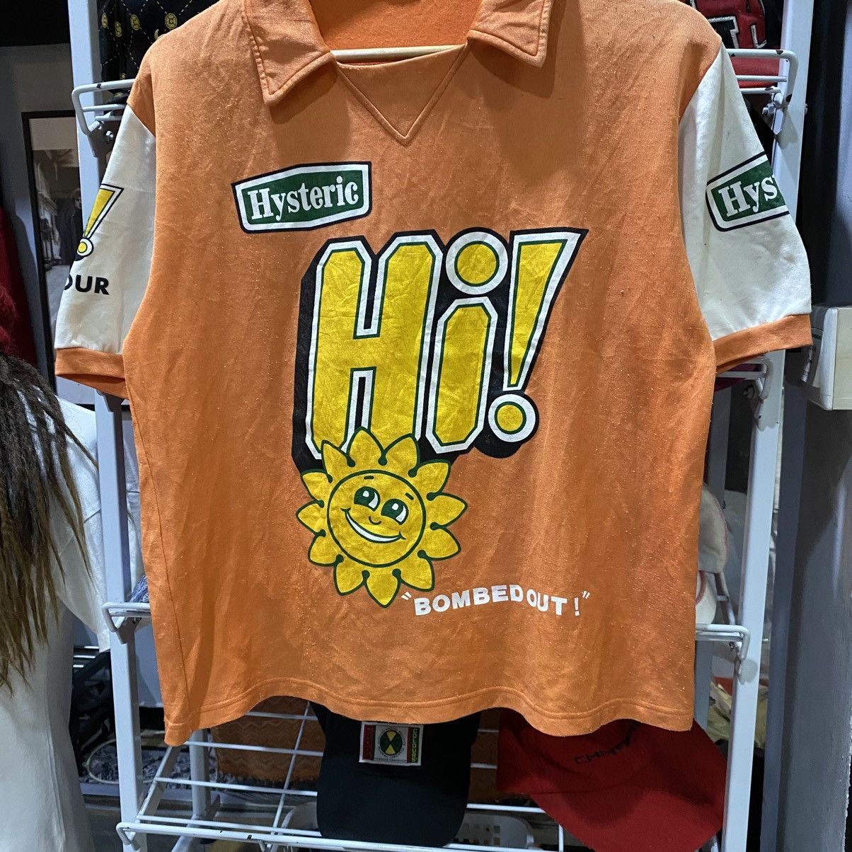 Hysteric Glamour 80’s Hysteric “Bombed Out” Sports Jersey Polo Size US M / EU 48-50 / 2 - 4 Thumbnail