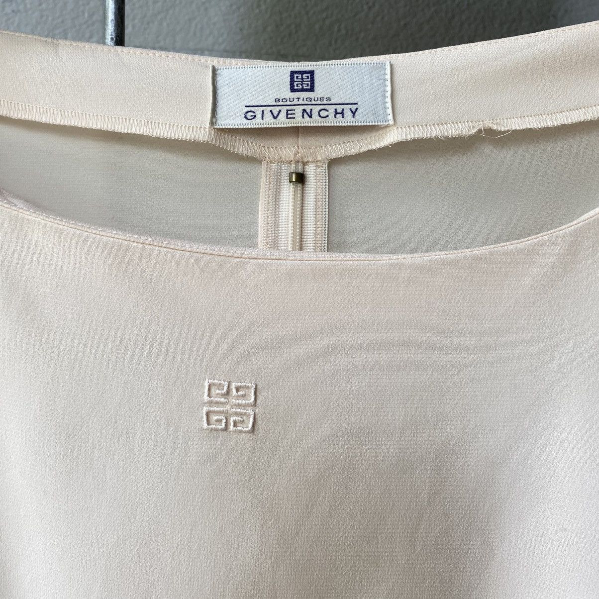 Givenchy Givenchy Soft Yellow Luxe Blouse Size XS / US 0-2 / IT 36-38 - 6 Thumbnail