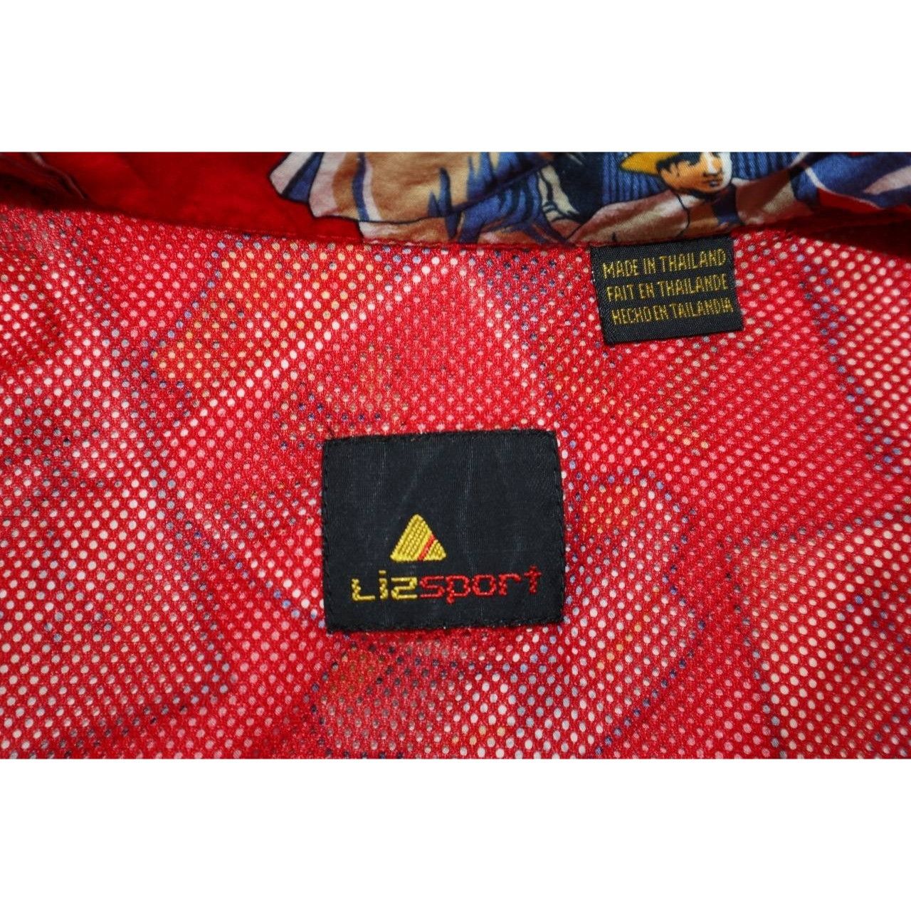 Vintage Vintage LizSport Golf Jacket Womens Size Large Red Graphic Size L / US 10 / IT 46 - 3 Thumbnail