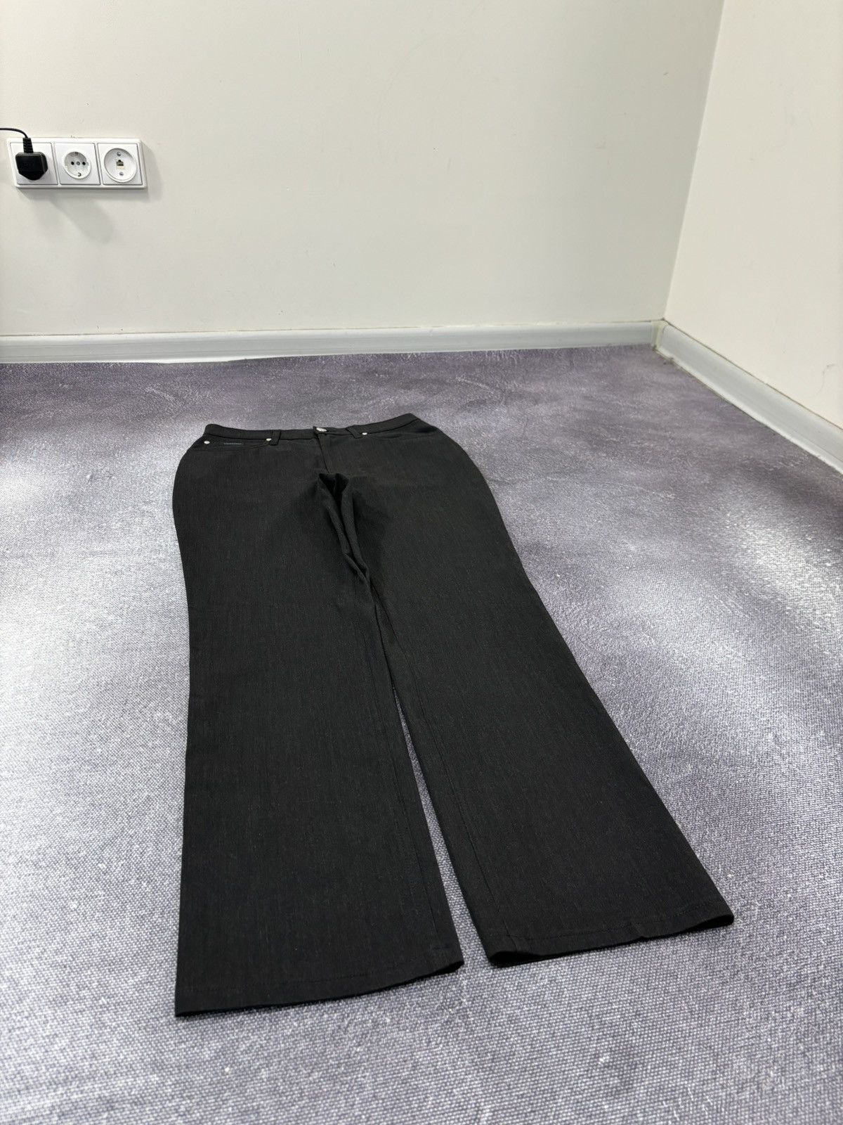 Valentino Vintage Valentino Women’s Straight Fit Black Pants Trousers Size 30" / US 8 / IT 44 - 3 Thumbnail